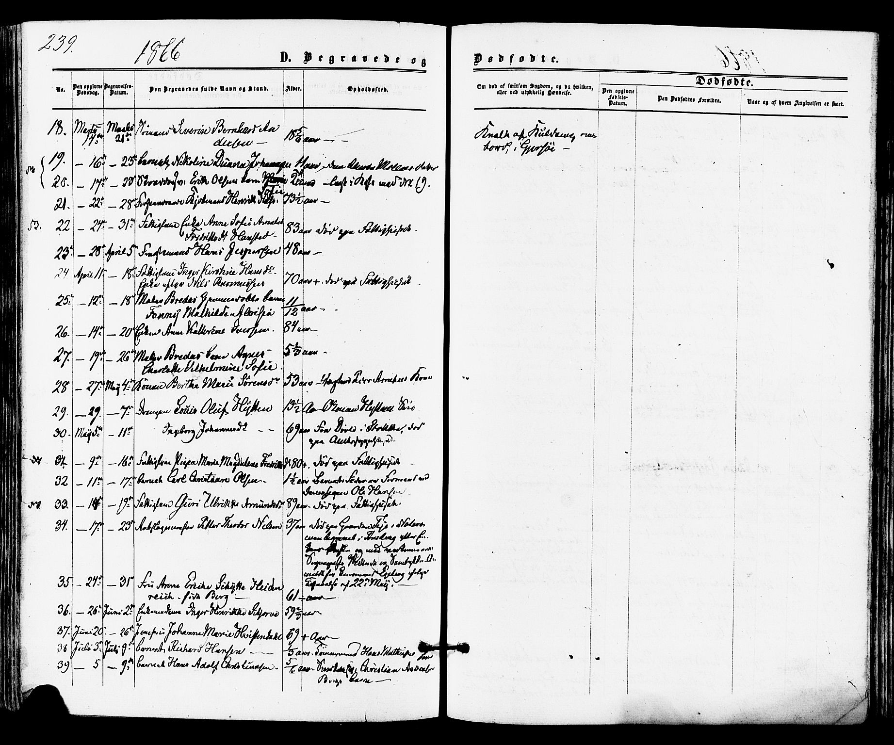 Tønsberg kirkebøker, SAKO/A-330/F/Fa/L0009: Parish register (official) no. I 9, 1865-1873, p. 239