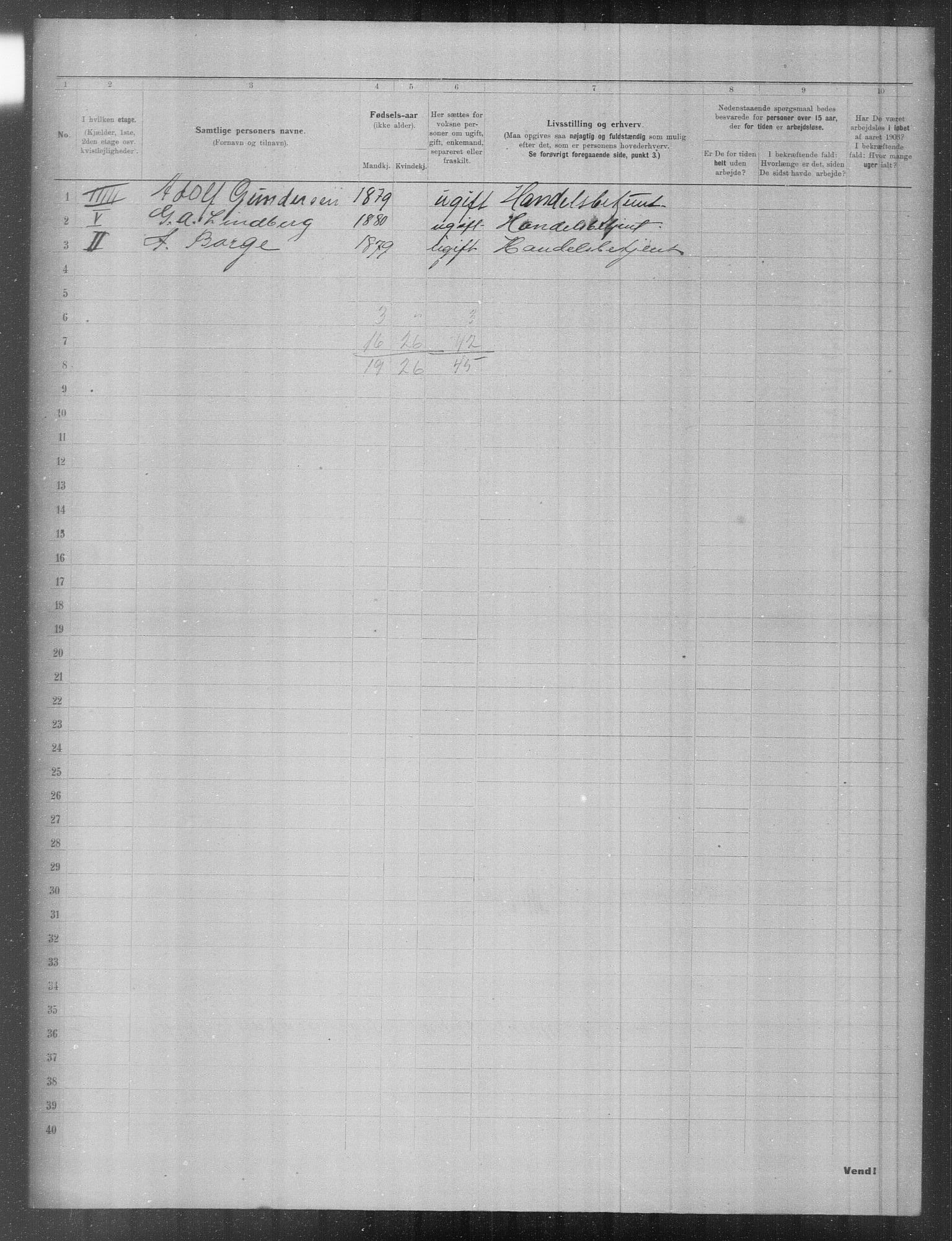 OBA, Municipal Census 1903 for Kristiania, 1903, p. 9693