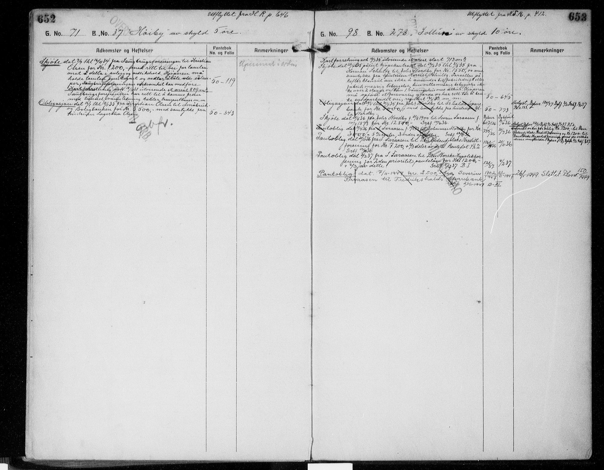 Idd og Marker sorenskriveri, AV/SAO-A-10283/G/Ga/Gac/L0006: Mortgage register no. II 6, 1926-1953, p. 652-653