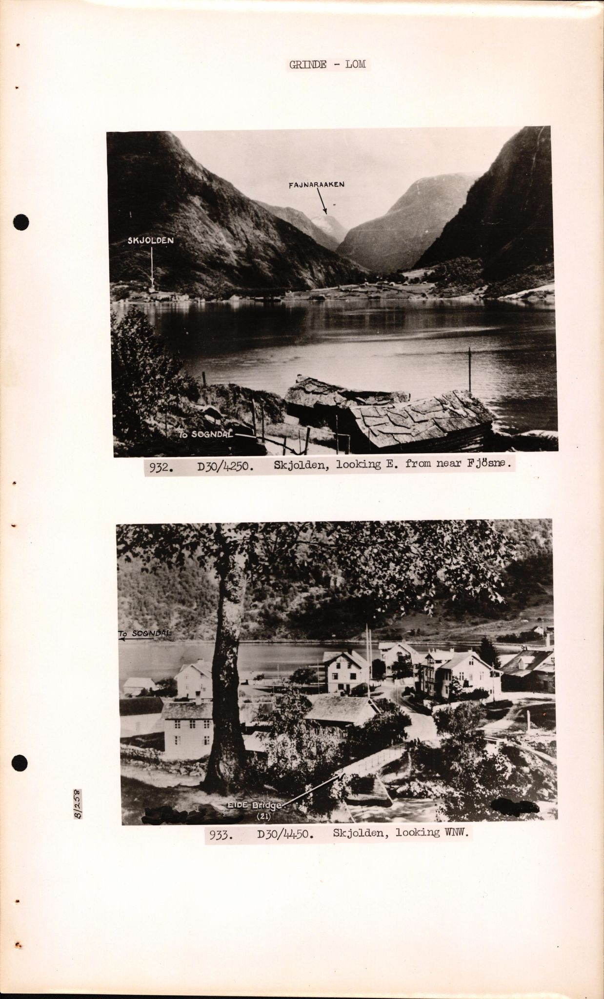 Forsvaret, Forsvarets overkommando II, AV/RA-RAFA-3915/D/Dd/L0018: Sør-Norge, veier, 1943-1945, p. 727