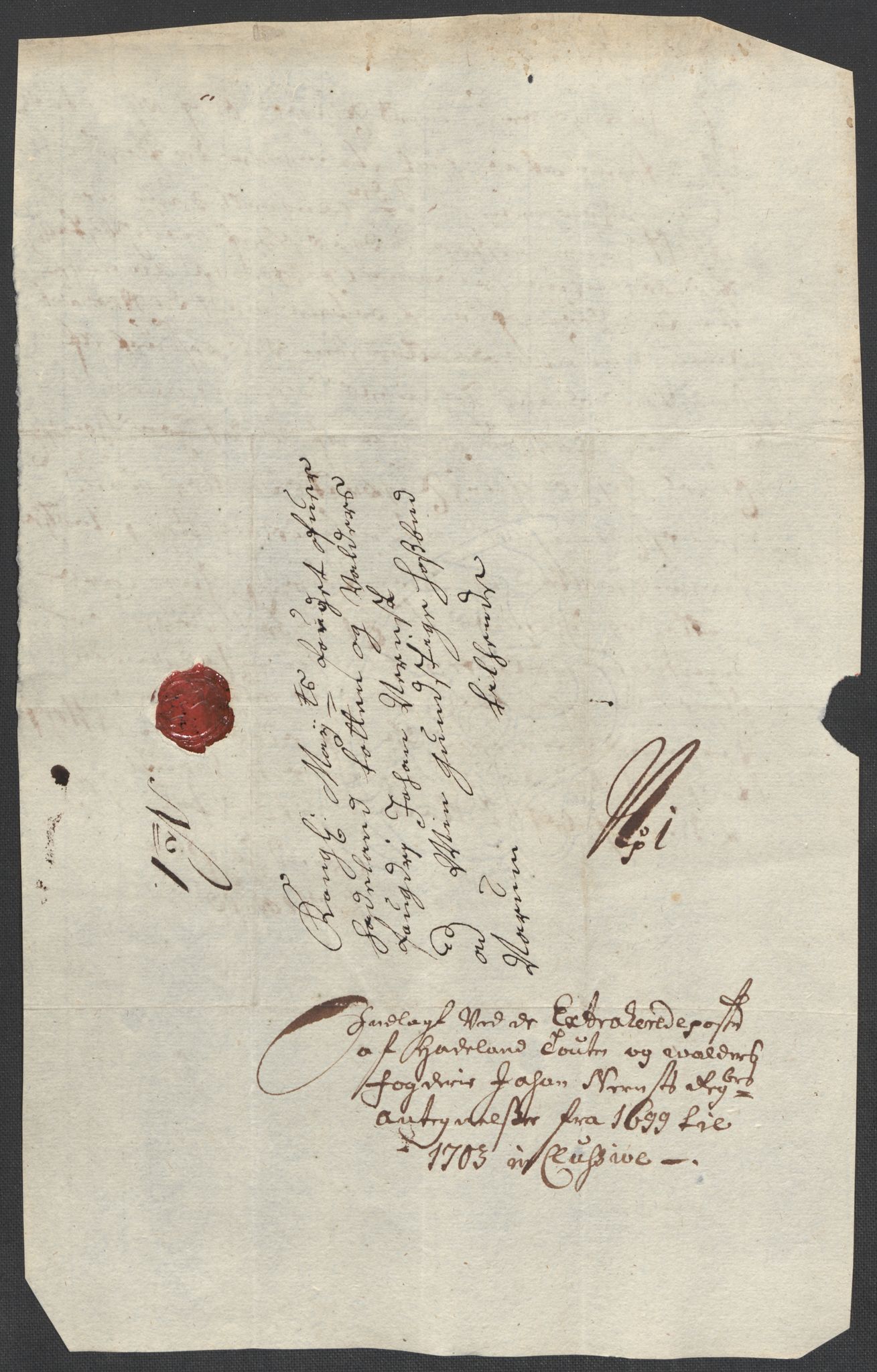 Rentekammeret inntil 1814, Reviderte regnskaper, Fogderegnskap, AV/RA-EA-4092/R18/L1301: Fogderegnskap Hadeland, Toten og Valdres, 1703, p. 497