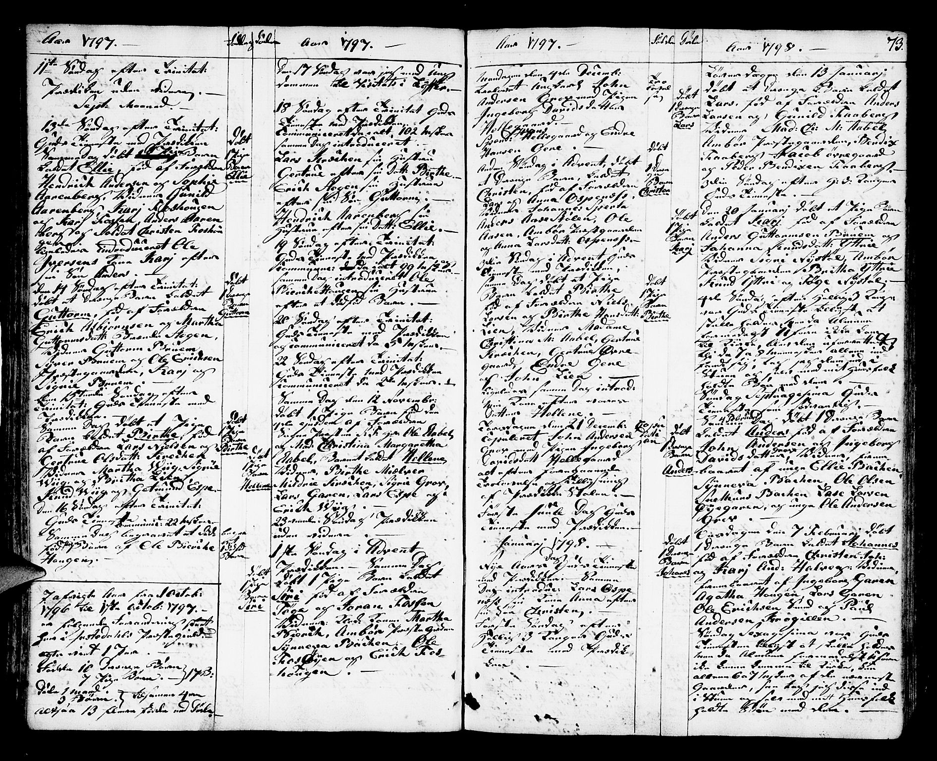 Jostedal sokneprestembete, AV/SAB-A-80601/H/Haa/Haaa/L0002: Parish register (official) no. A 2, 1770-1806, p. 73