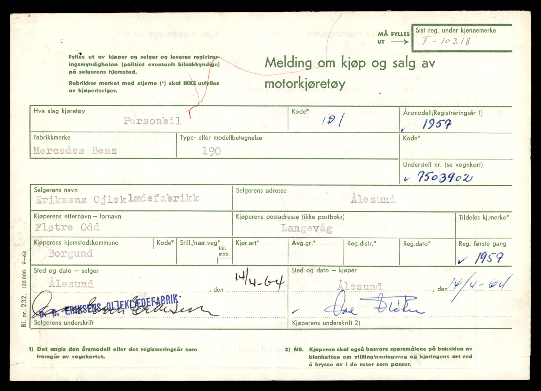 Møre og Romsdal vegkontor - Ålesund trafikkstasjon, AV/SAT-A-4099/F/Fe/L0019: Registreringskort for kjøretøy T 10228 - T 10350, 1927-1998, p. 2277