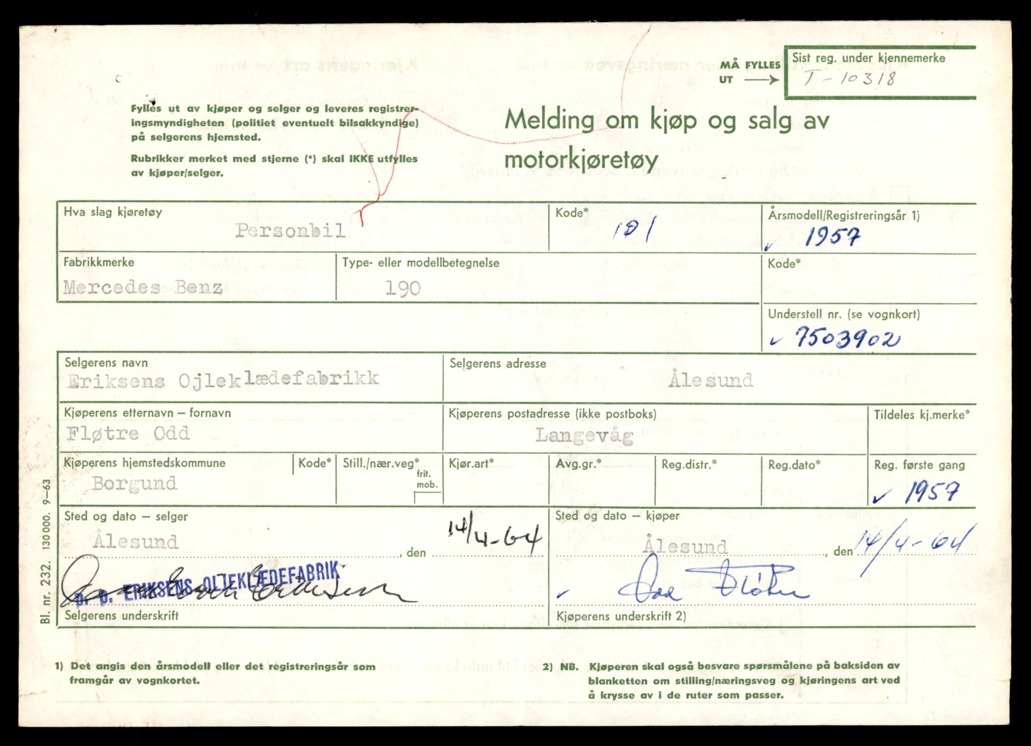 Møre og Romsdal vegkontor - Ålesund trafikkstasjon, AV/SAT-A-4099/F/Fe/L0019: Registreringskort for kjøretøy T 10228 - T 10350, 1927-1998, p. 2277