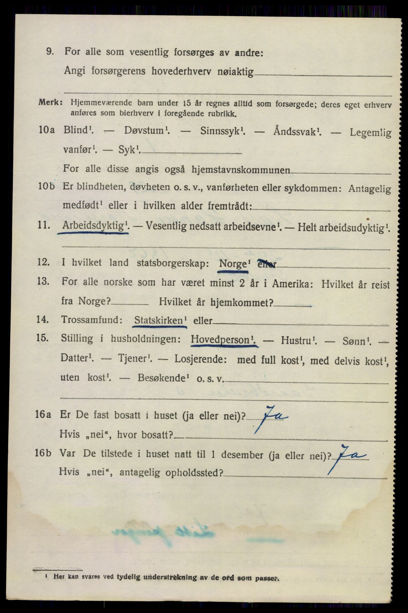 SAKO, 1920 census for Uvdal, 1920, p. 2554