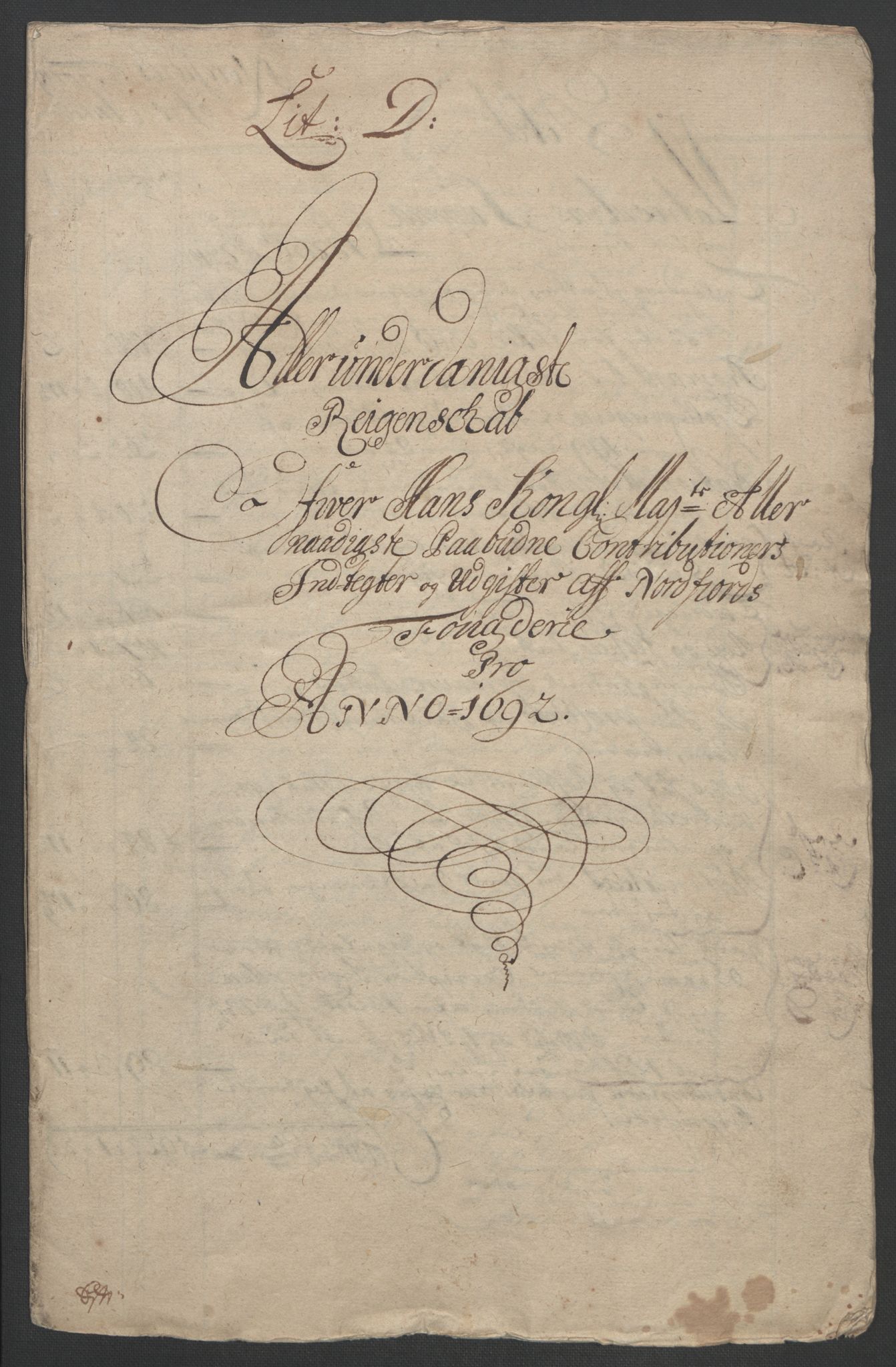 Rentekammeret inntil 1814, Reviderte regnskaper, Fogderegnskap, RA/EA-4092/R53/L3420: Fogderegnskap Sunn- og Nordfjord, 1691-1692, p. 285