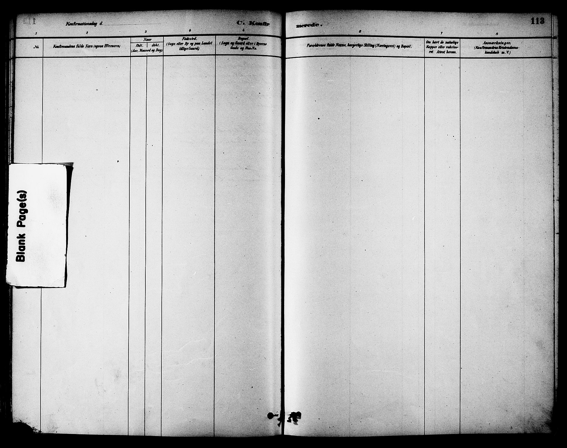 Ministerialprotokoller, klokkerbøker og fødselsregistre - Nord-Trøndelag, SAT/A-1458/784/L0672: Parish register (official) no. 784A07, 1880-1887, p. 113