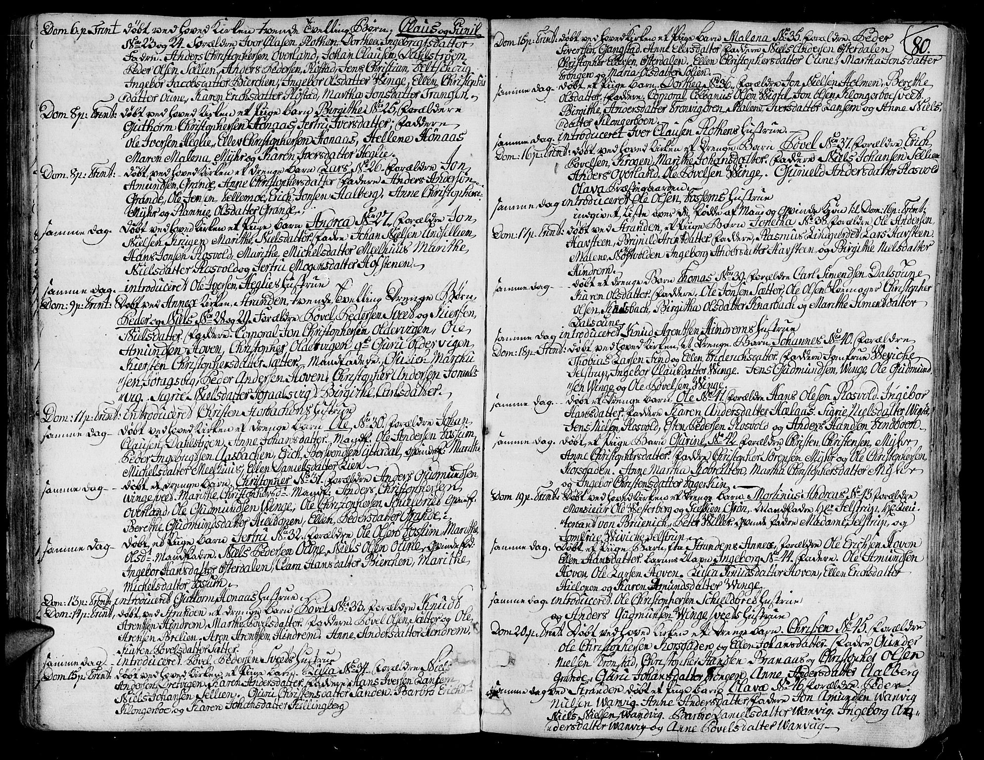 Ministerialprotokoller, klokkerbøker og fødselsregistre - Nord-Trøndelag, SAT/A-1458/701/L0004: Parish register (official) no. 701A04, 1783-1816, p. 80