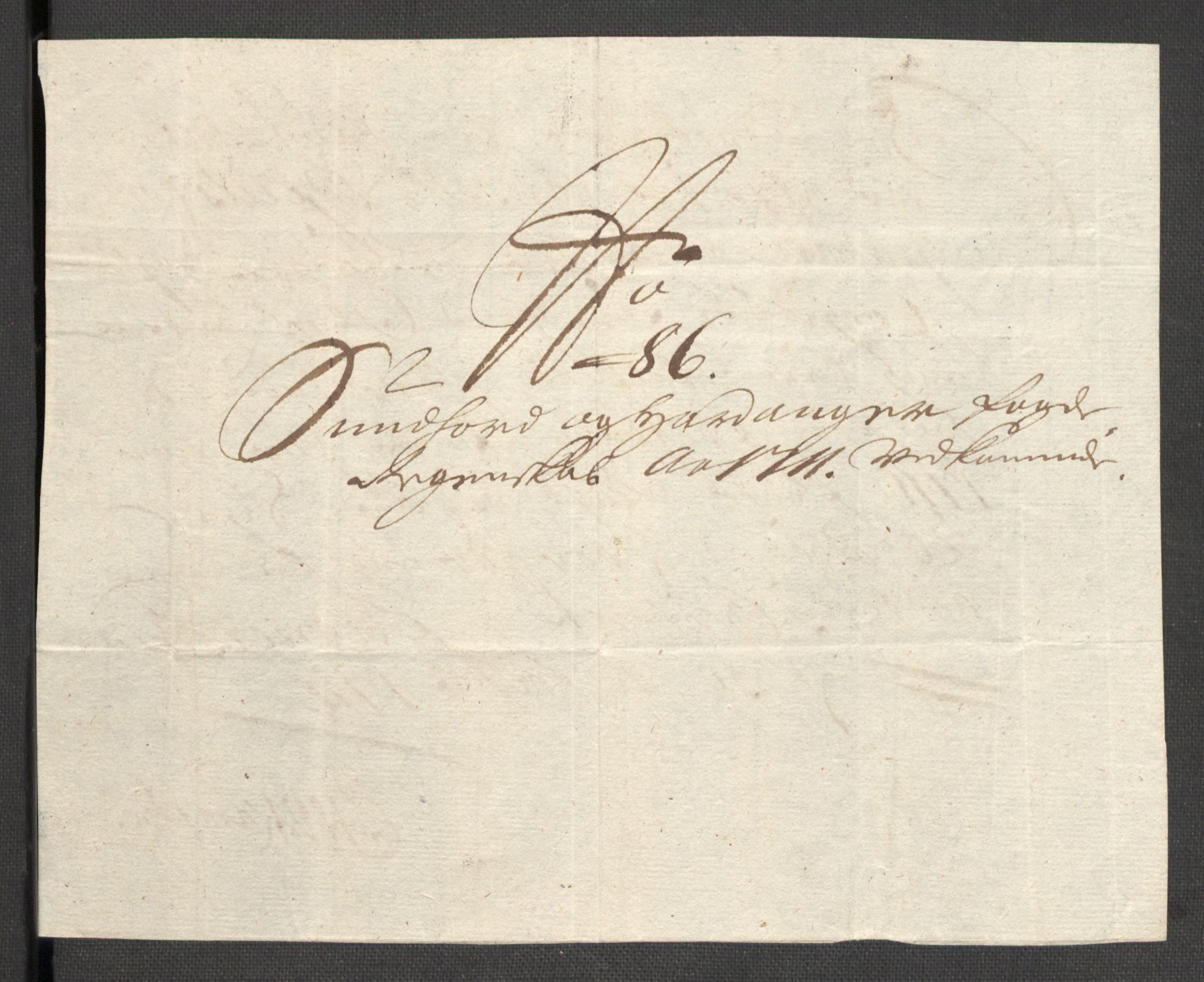 Rentekammeret inntil 1814, Reviderte regnskaper, Fogderegnskap, AV/RA-EA-4092/R48/L2987: Fogderegnskap Sunnhordland og Hardanger, 1711, p. 315