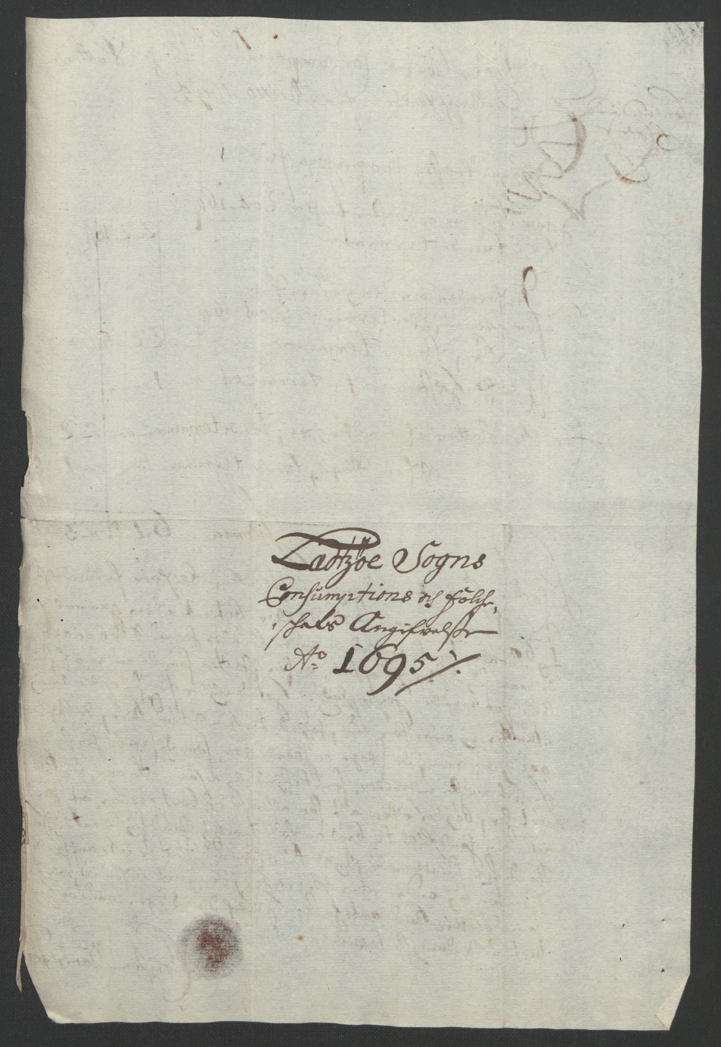 Rentekammeret inntil 1814, Reviderte regnskaper, Fogderegnskap, RA/EA-4092/R17/L1169: Fogderegnskap Gudbrandsdal, 1695, p. 155