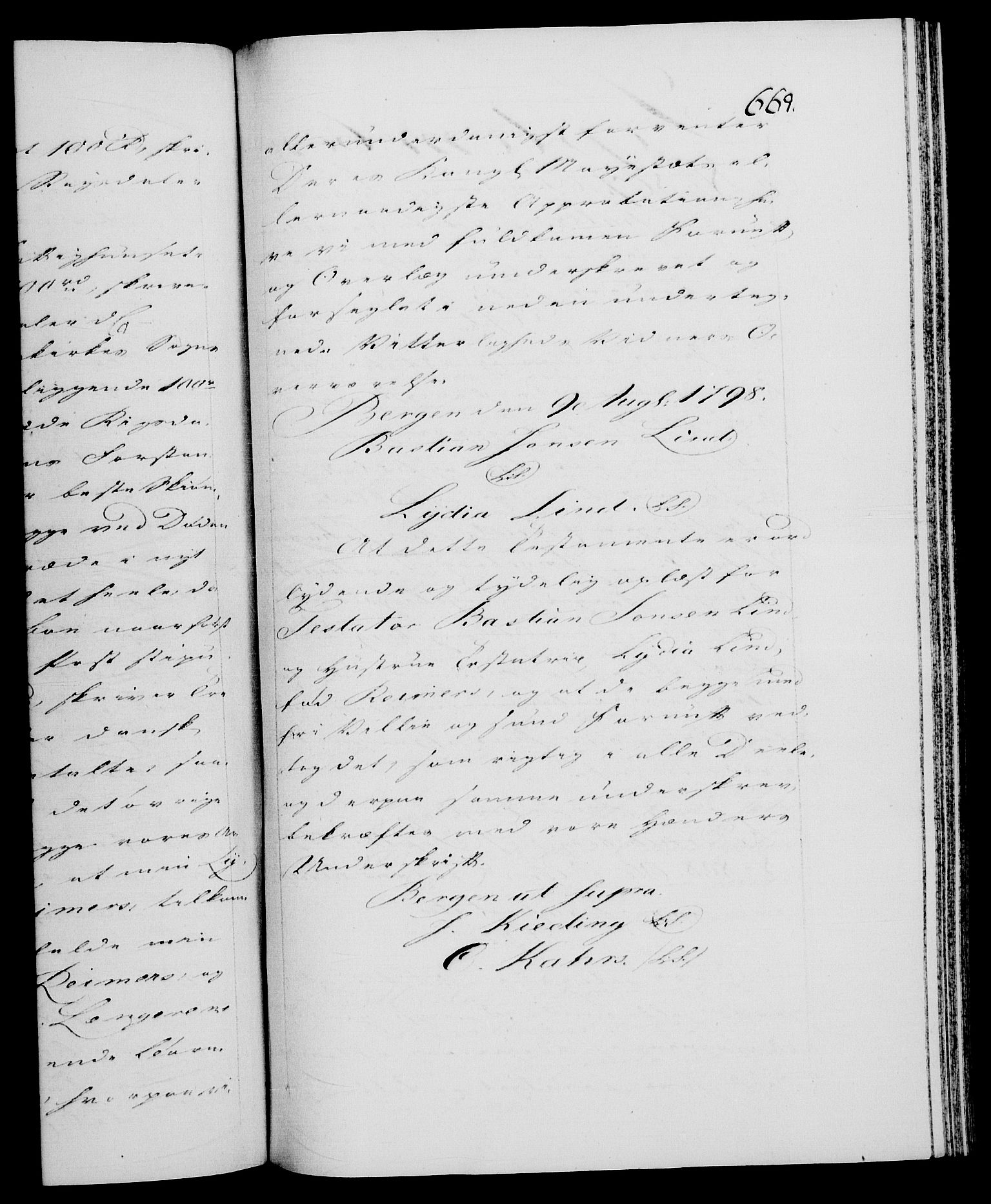 Danske Kanselli 1572-1799, RA/EA-3023/F/Fc/Fca/Fcaa/L0058: Norske registre, 1798, p. 669a