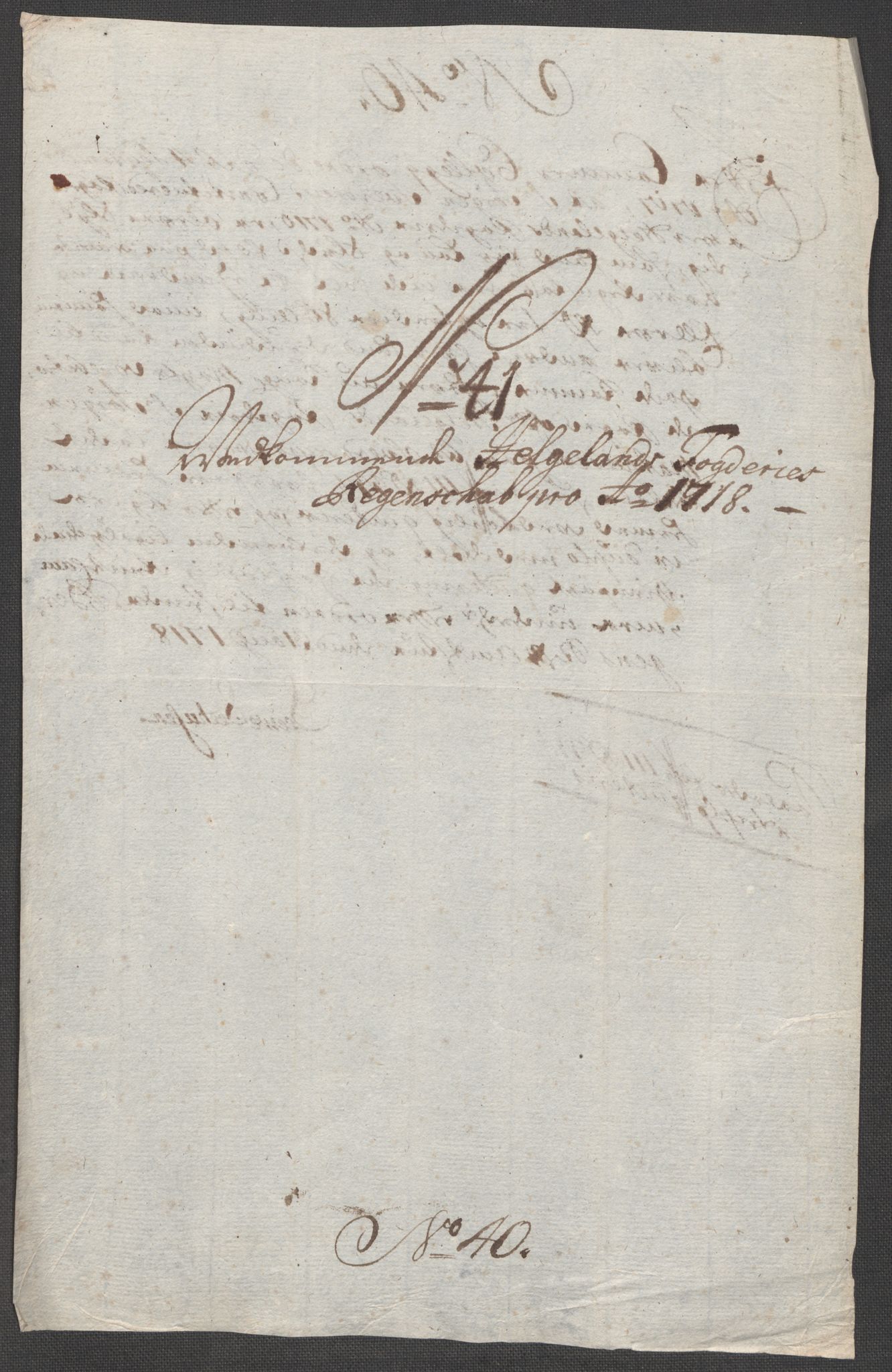 Rentekammeret inntil 1814, Reviderte regnskaper, Fogderegnskap, RA/EA-4092/R65/L4516: Fogderegnskap Helgeland, 1718, p. 276