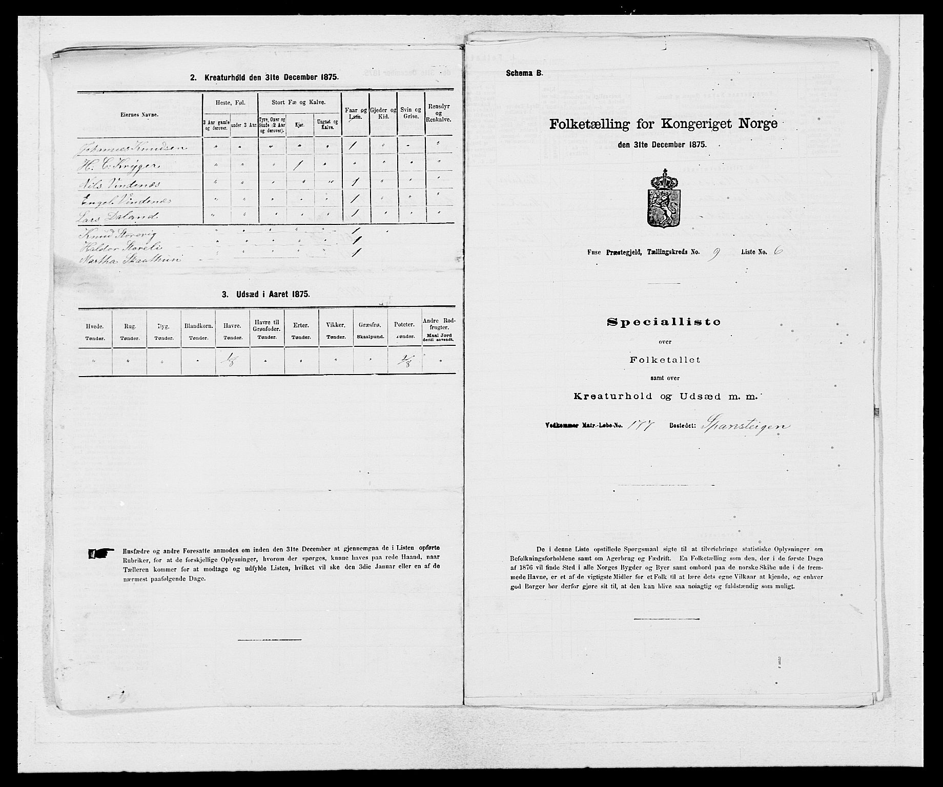 SAB, 1875 census for 1241P Fusa, 1875, p. 596