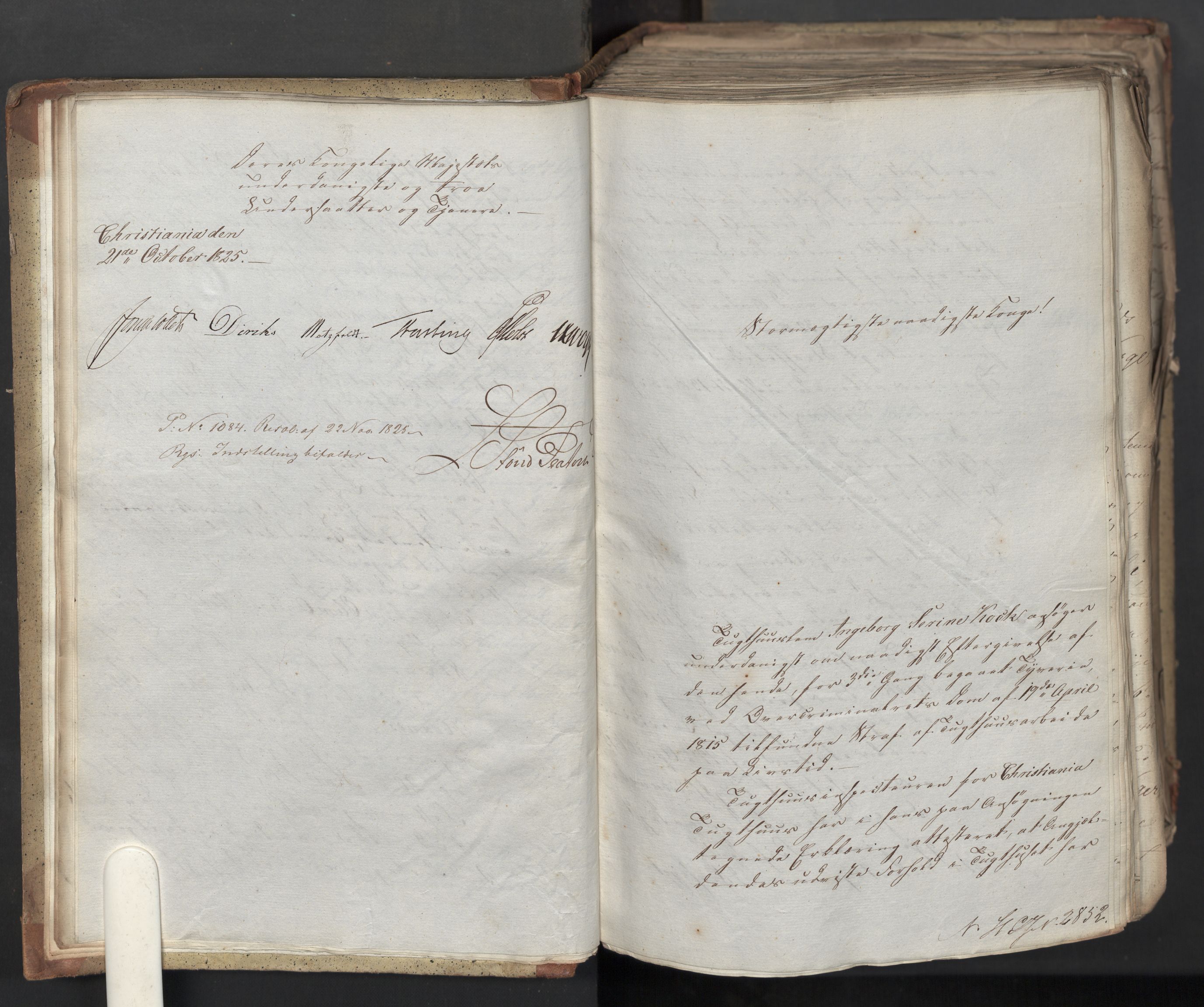 Statsrådsavdelingen i Stockholm, AV/RA-S-1003/D/Da/L0044: Regjeringsinnstillinger nr. 2846-3066, 1825, p. 16
