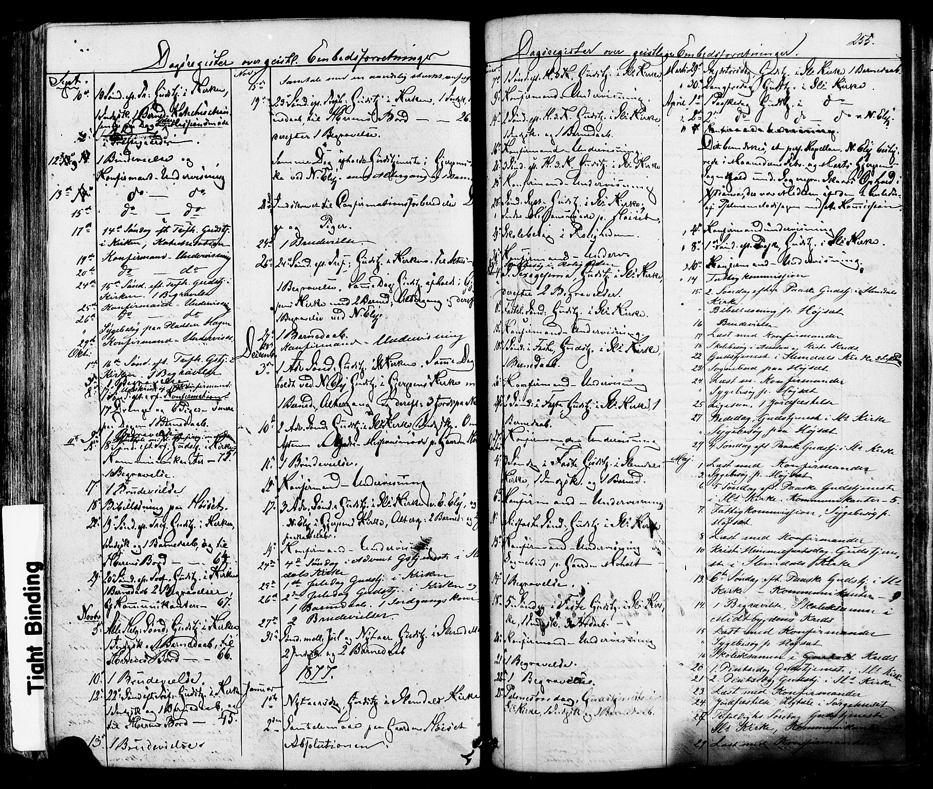 Siljan kirkebøker, SAKO/A-300/F/Fa/L0002: Parish register (official) no. 2, 1870-1895, p. 255