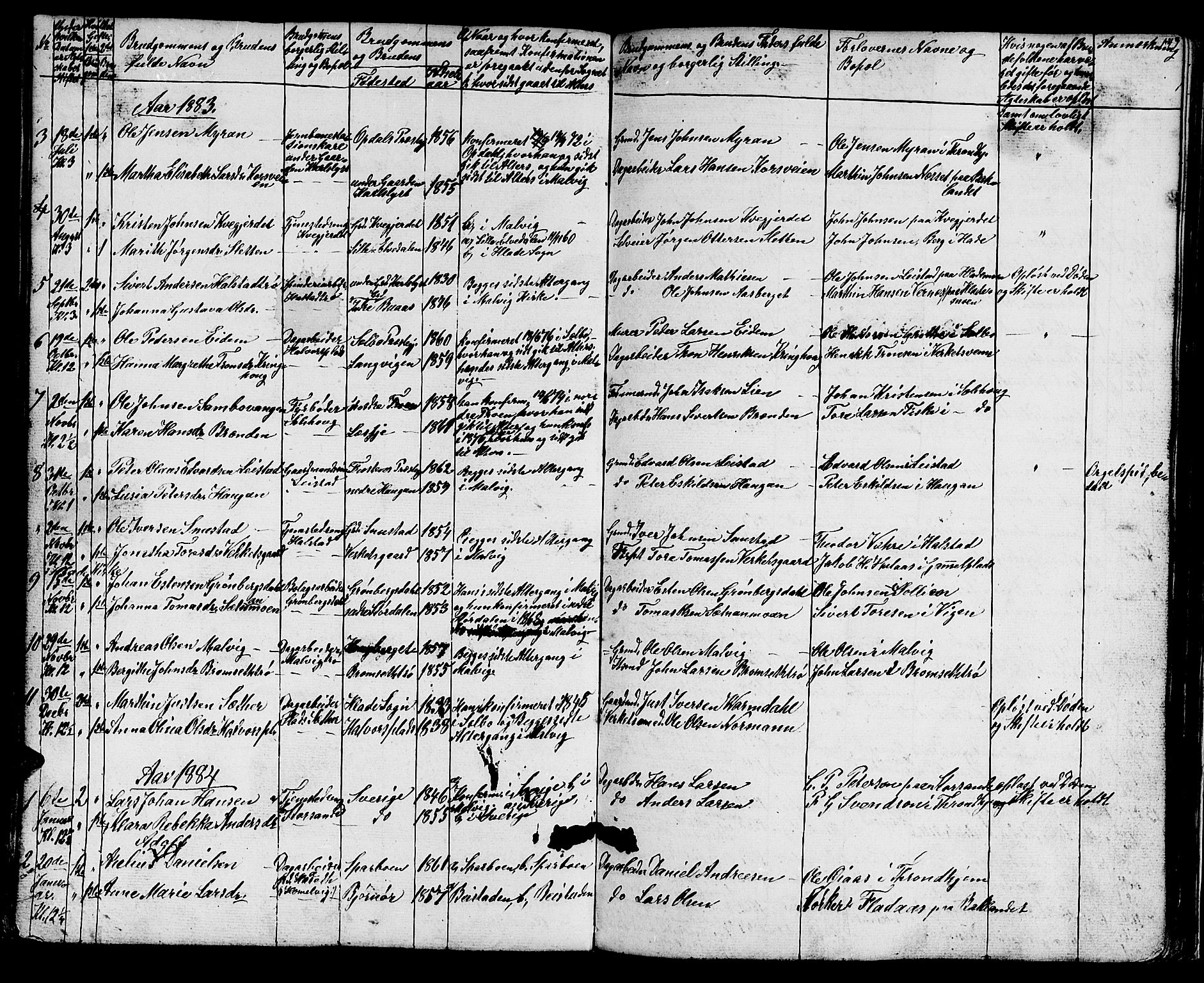 Ministerialprotokoller, klokkerbøker og fødselsregistre - Sør-Trøndelag, SAT/A-1456/616/L0422: Parish register (copy) no. 616C05, 1850-1888, p. 147