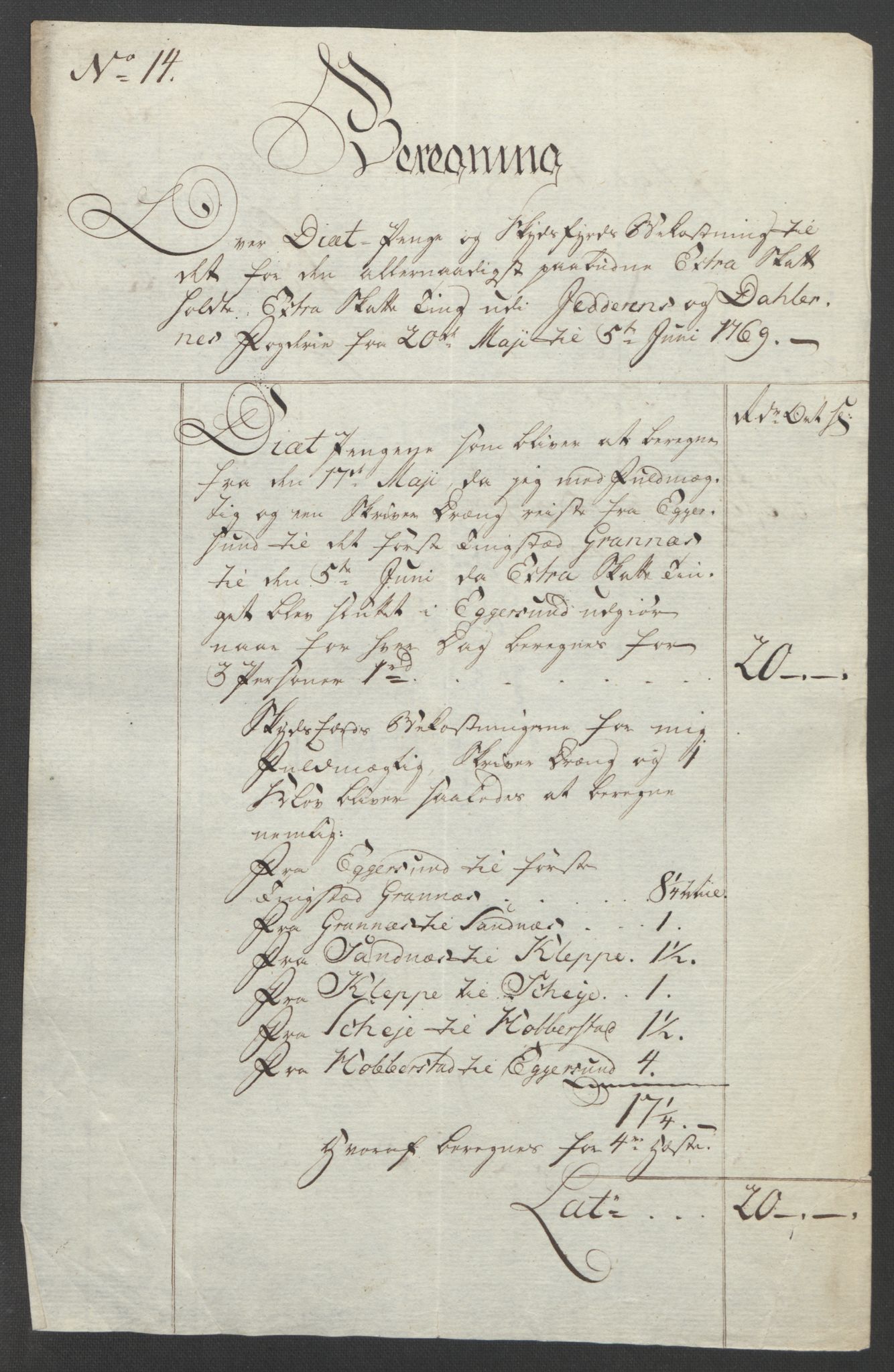 Rentekammeret inntil 1814, Reviderte regnskaper, Fogderegnskap, RA/EA-4092/R46/L2836: Ekstraskatten Jæren og Dalane, 1764-1766, p. 435