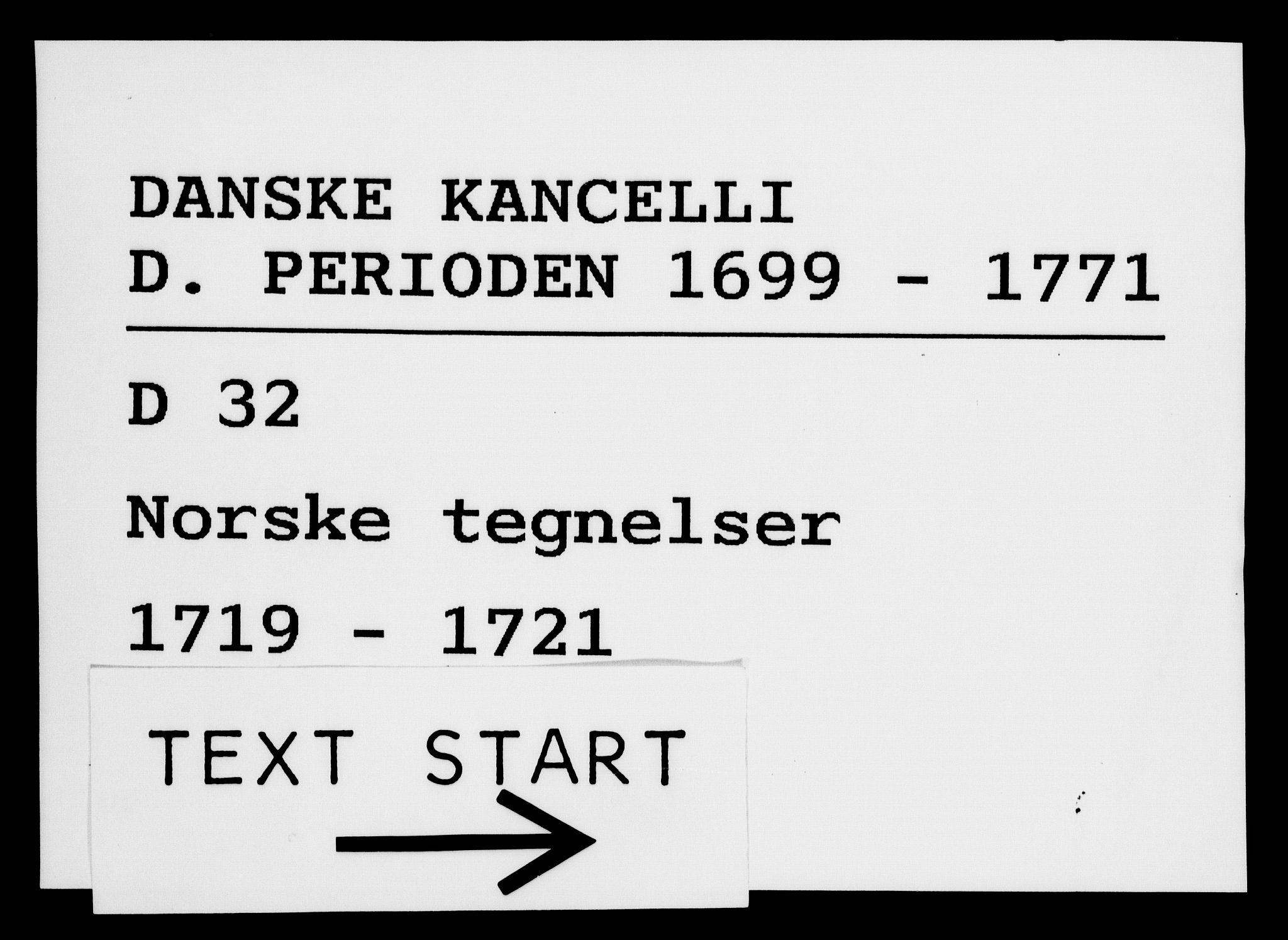 Danske Kanselli 1572-1799, AV/RA-EA-3023/F/Fc/Fca/Fcab/L0021: Norske tegnelser, 1719-1721