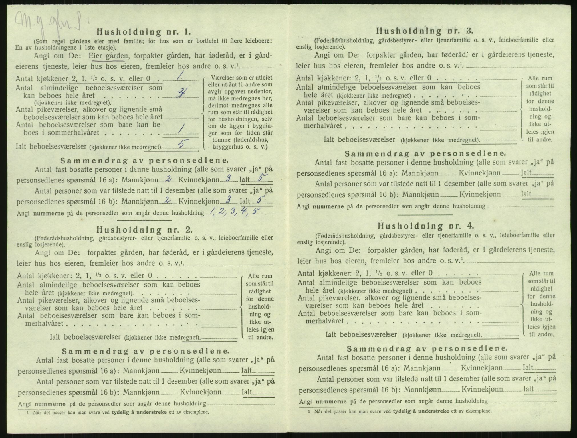 SAK, 1920 census for Søndeled, 1920, p. 1004