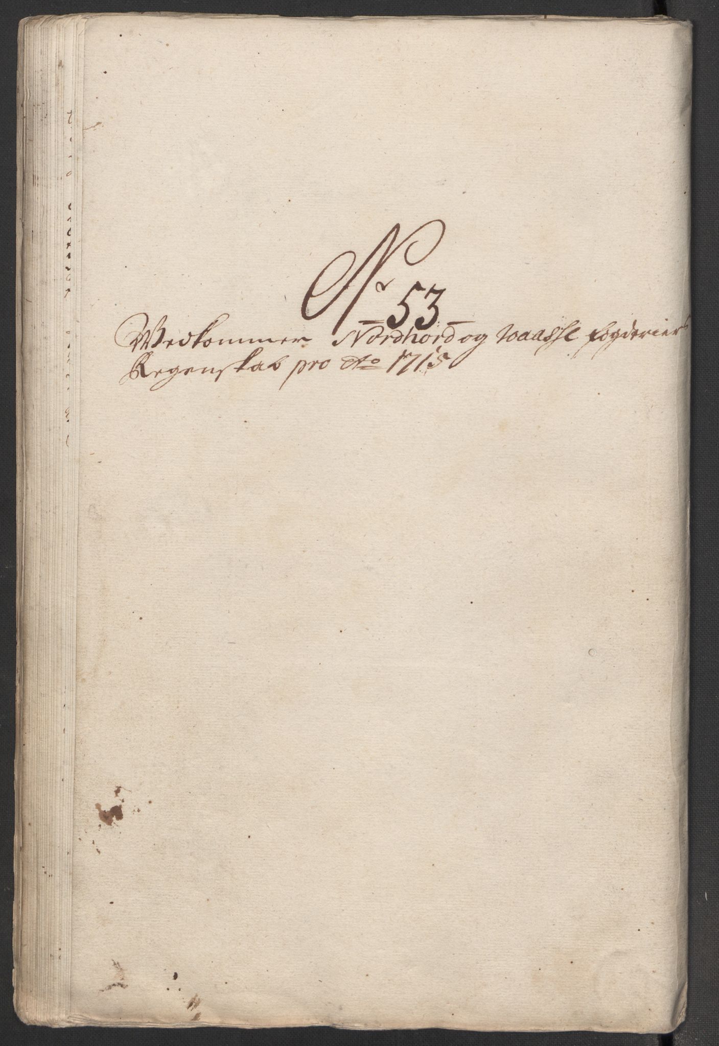 Rentekammeret inntil 1814, Reviderte regnskaper, Fogderegnskap, AV/RA-EA-4092/R51/L3198: Fogderegnskap Nordhordland og Voss, 1715, p. 250