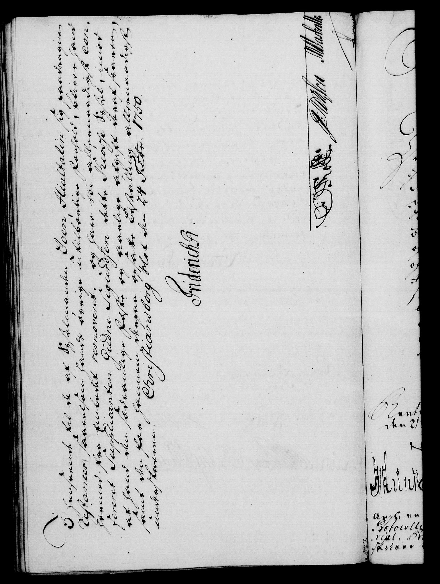 Rentekammeret, Kammerkanselliet, RA/EA-3111/G/Gf/Gfa/L0032: Norsk relasjons- og resolusjonsprotokoll (merket RK 52.32), 1750, p. 122
