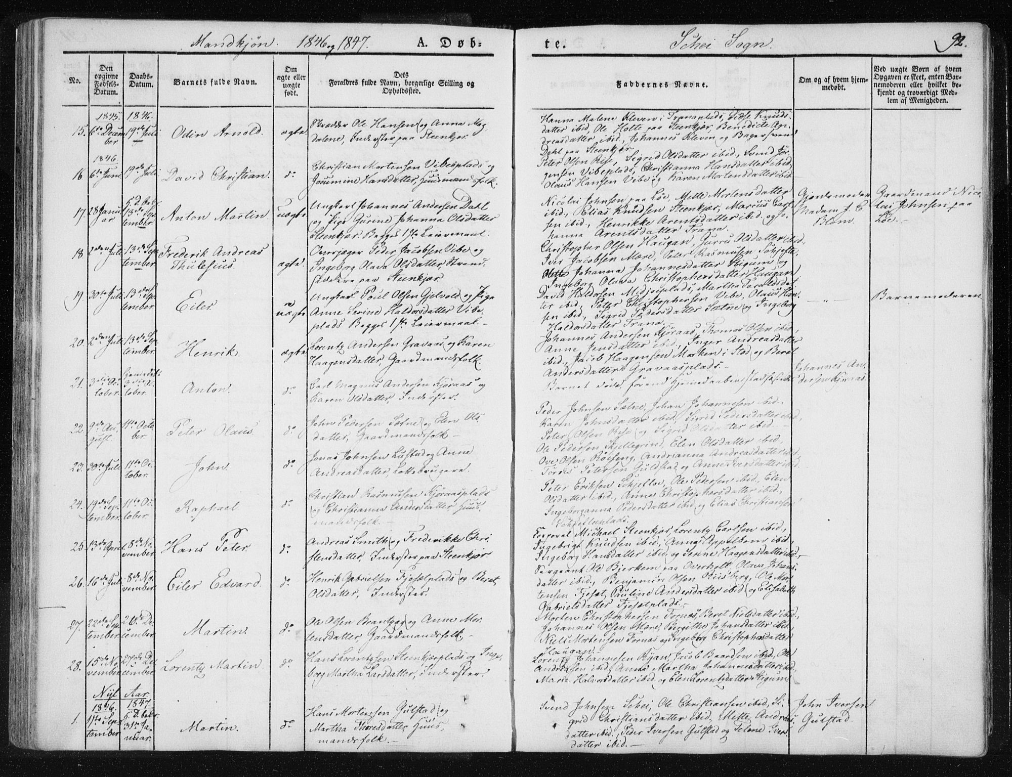 Ministerialprotokoller, klokkerbøker og fødselsregistre - Nord-Trøndelag, SAT/A-1458/735/L0339: Parish register (official) no. 735A06 /2, 1836-1848, p. 92