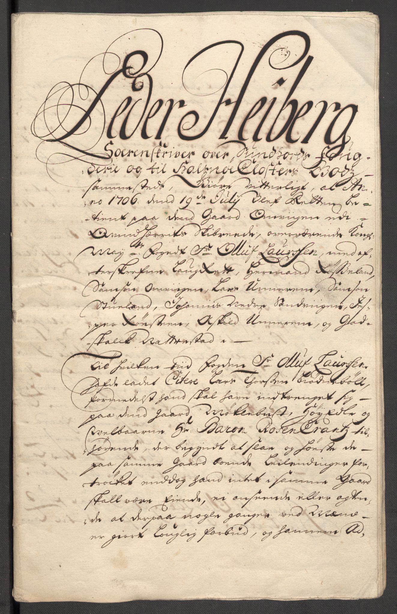 Rentekammeret inntil 1814, Reviderte regnskaper, Fogderegnskap, AV/RA-EA-4092/R48/L2984: Fogderegnskap Sunnhordland og Hardanger, 1706-1707, p. 120