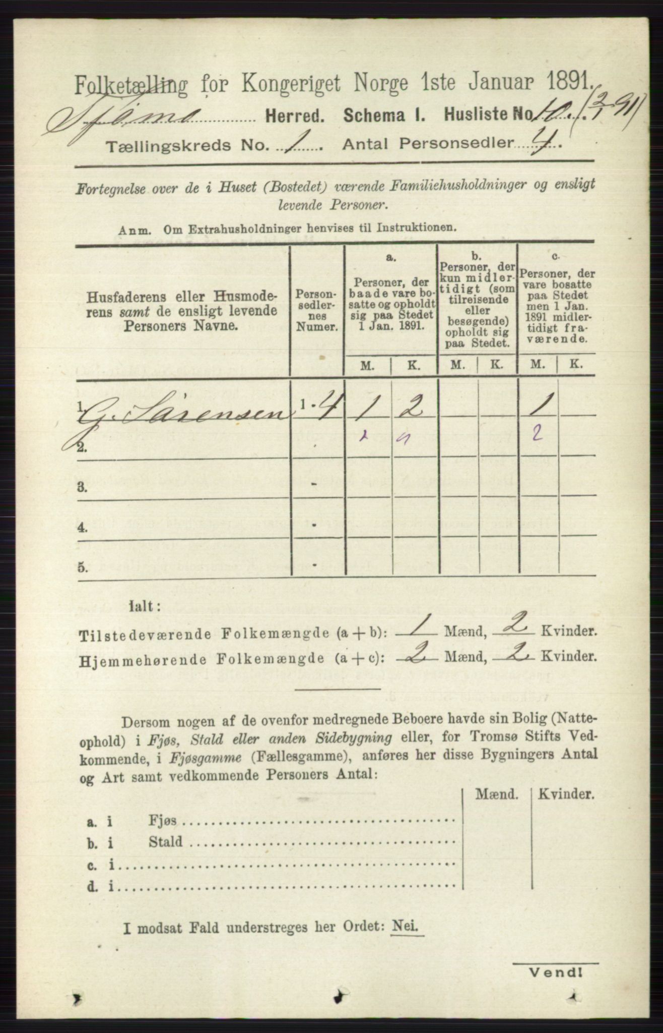 RA, 1891 census for 0723 Tjøme, 1891, p. 37