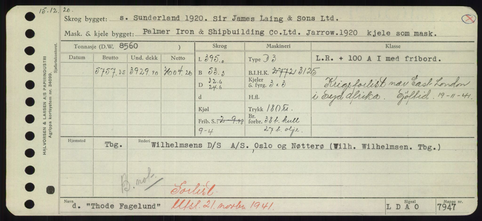 Sjøfartsdirektoratet med forløpere, Skipsmålingen, AV/RA-S-1627/H/Hd/L0038: Fartøy, T-Th, p. 593