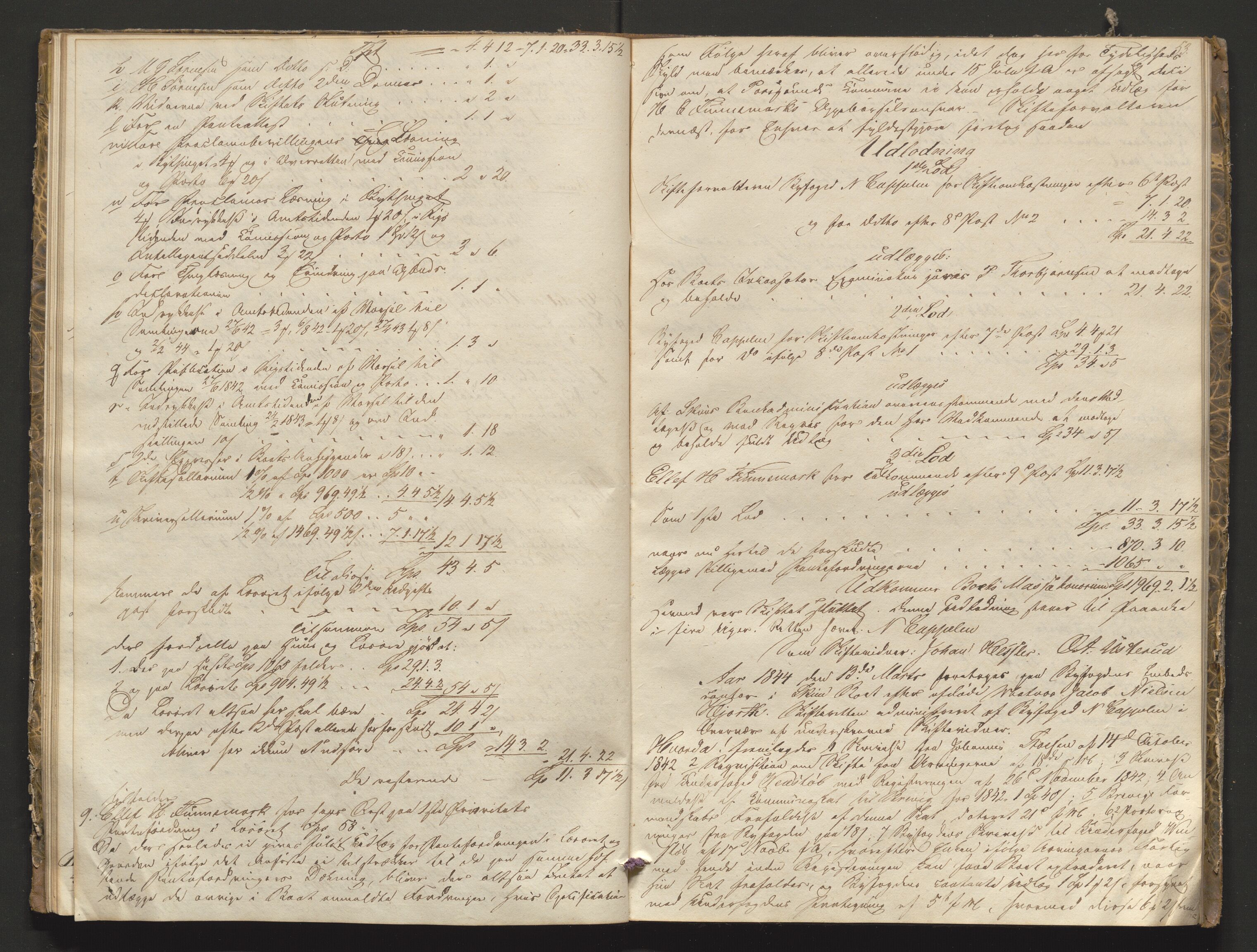Porsgrunn byfogd, AV/SAKO-A-106/H/Hb/L0004: Skifteprotokoll, 1842-1844, p. 52-53