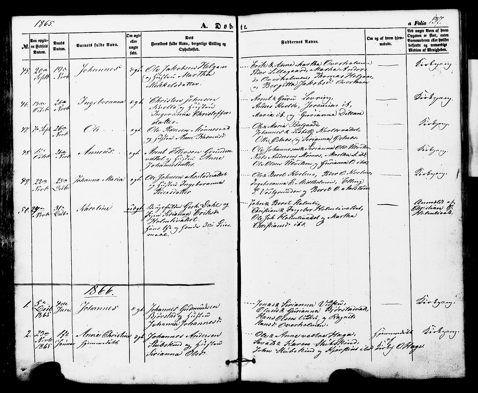 Ministerialprotokoller, klokkerbøker og fødselsregistre - Nord-Trøndelag, AV/SAT-A-1458/724/L0268: Parish register (copy) no. 724C04, 1846-1878, p. 137