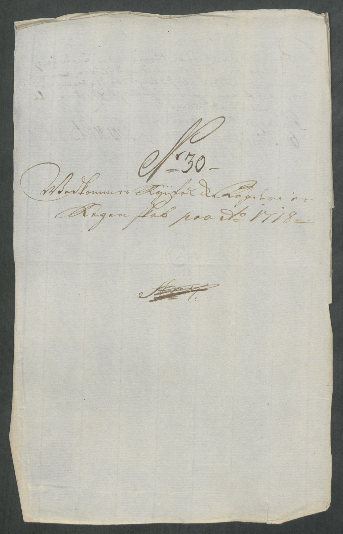 Rentekammeret inntil 1814, Reviderte regnskaper, Fogderegnskap, AV/RA-EA-4092/R47/L2871: Fogderegnskap Ryfylke, 1718, p. 136