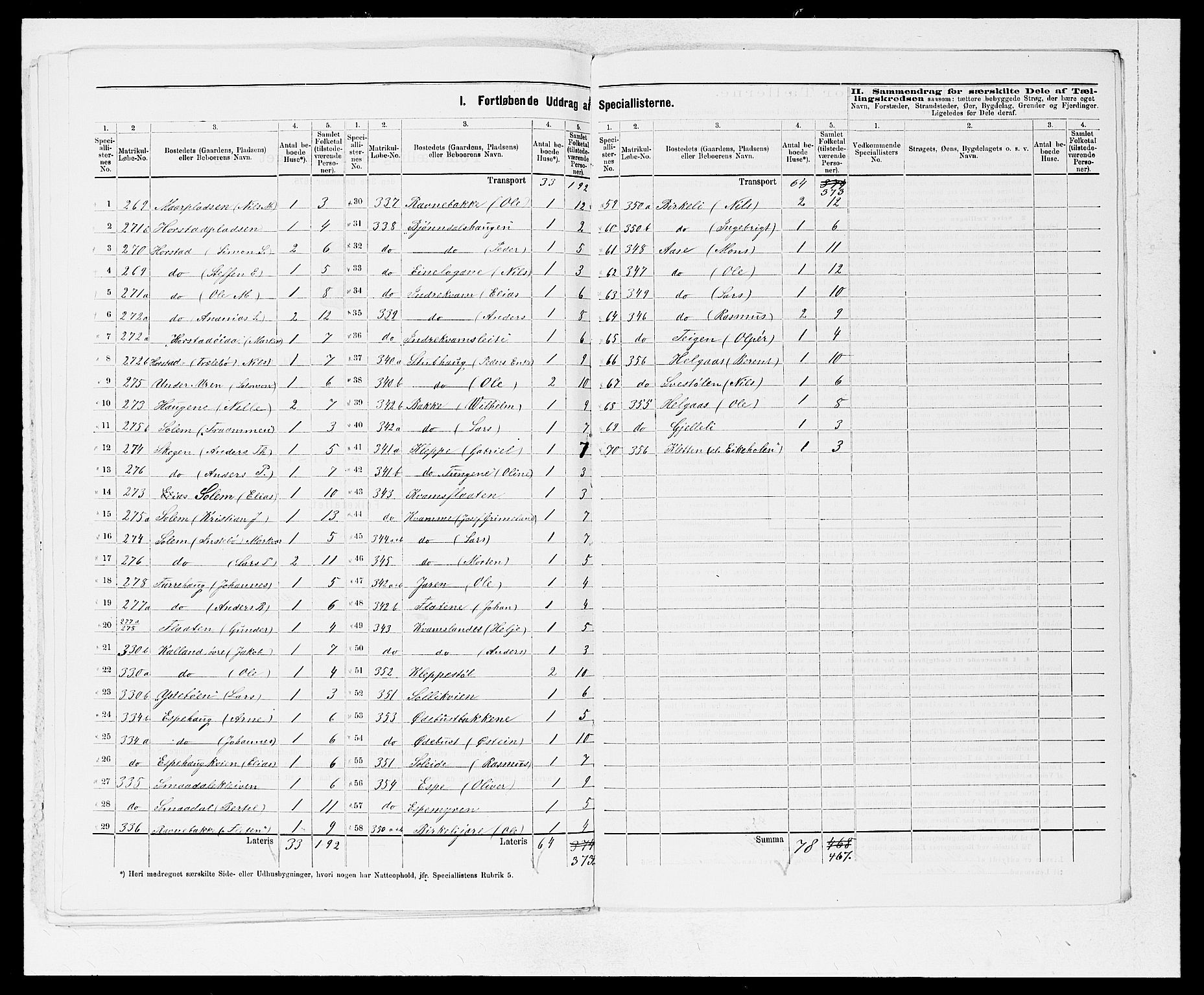 SAB, 1875 census for 1432P Førde, 1875, p. 25