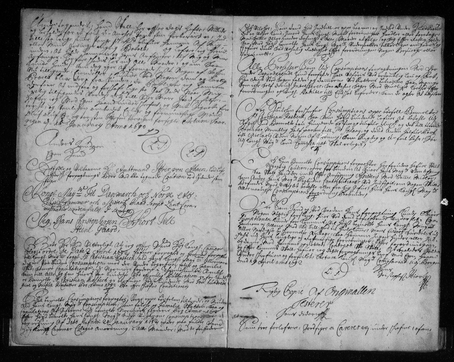 Nordmøre sorenskriveri, SAT/A-4132/1/2/2Ca/L0001: Mortgage book no. A, 1692-1698, p. 7