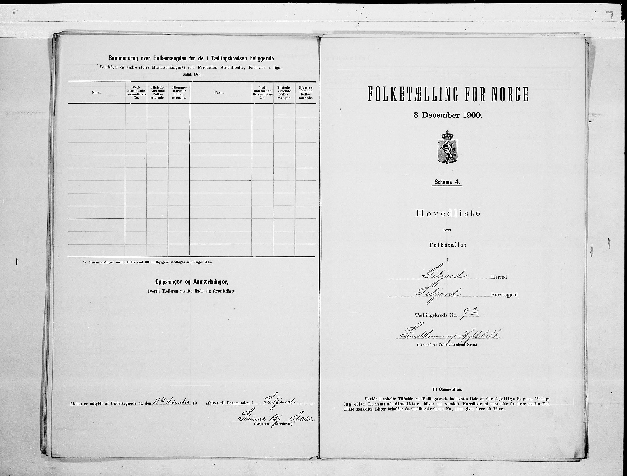 SAKO, 1900 census for Seljord, 1900, p. 24