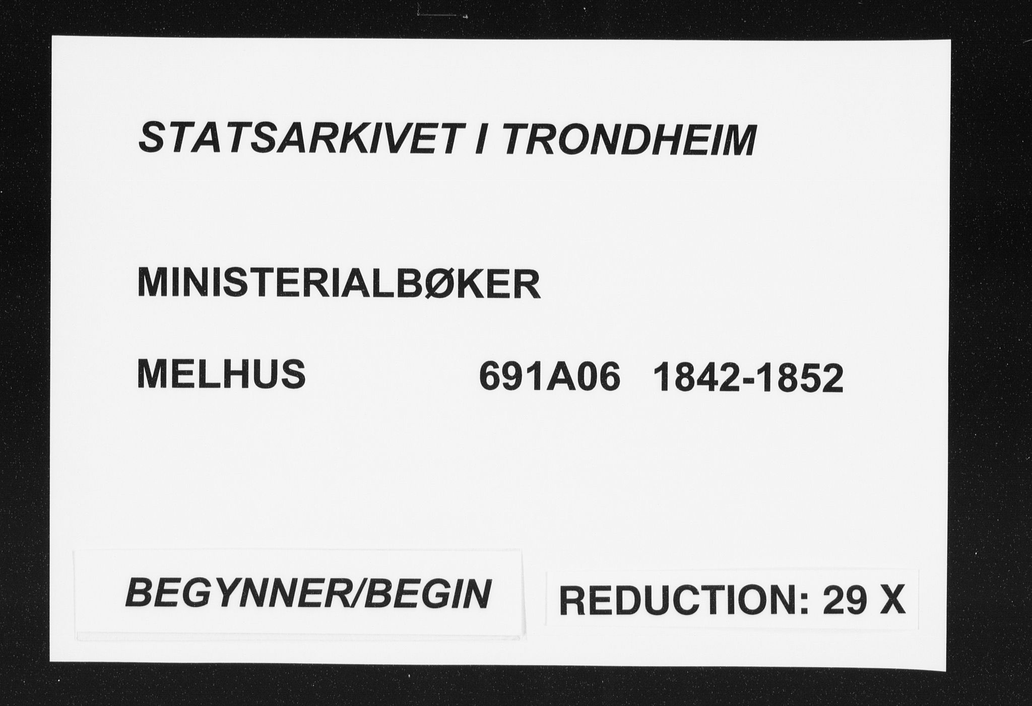 Ministerialprotokoller, klokkerbøker og fødselsregistre - Sør-Trøndelag, AV/SAT-A-1456/691/L1074: Parish register (official) no. 691A06, 1842-1852