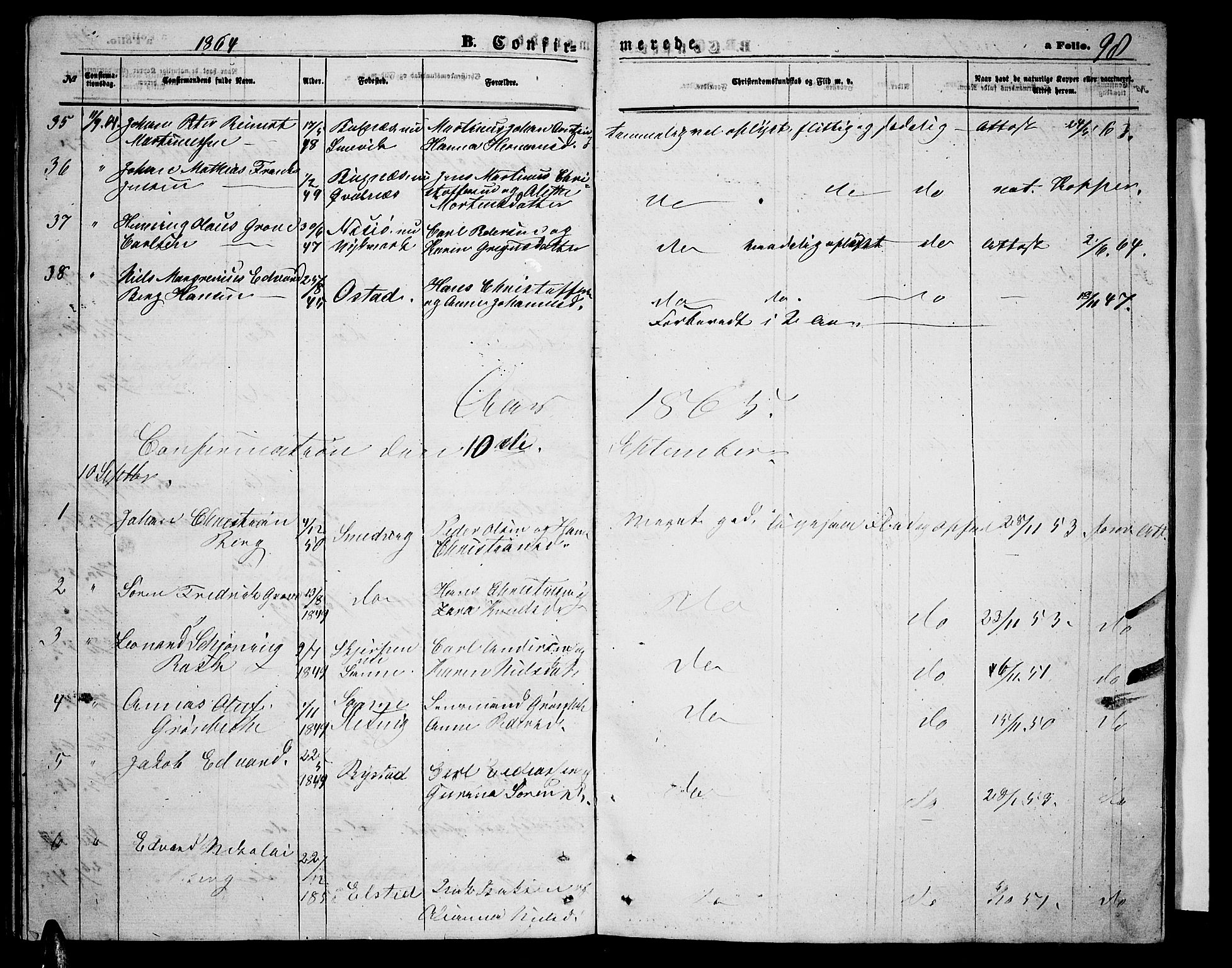 Ministerialprotokoller, klokkerbøker og fødselsregistre - Nordland, AV/SAT-A-1459/880/L1140: Parish register (copy) no. 880C02, 1861-1875, p. 98