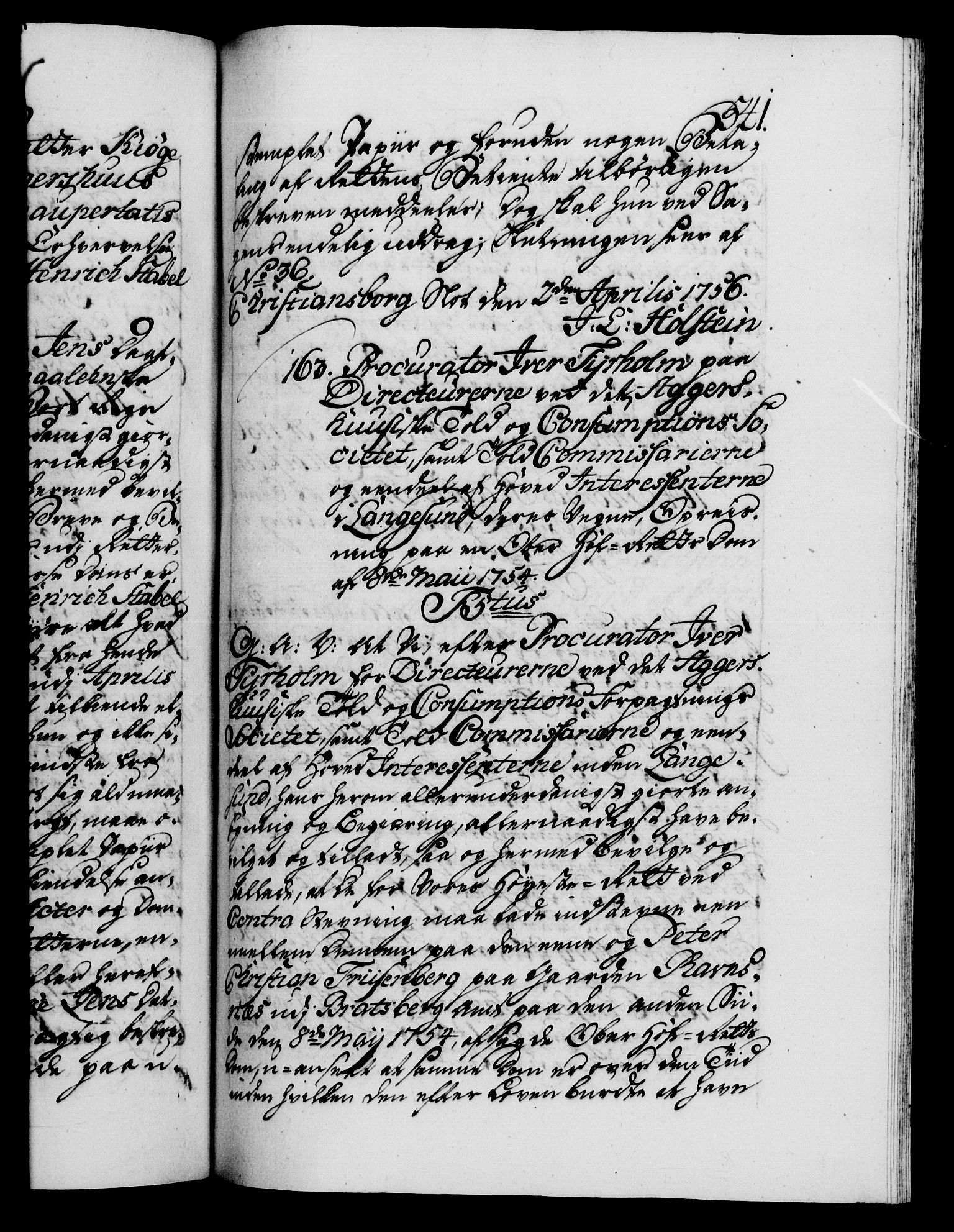 Danske Kanselli 1572-1799, AV/RA-EA-3023/F/Fc/Fca/Fcaa/L0039: Norske registre, 1755-1756, p. 541a