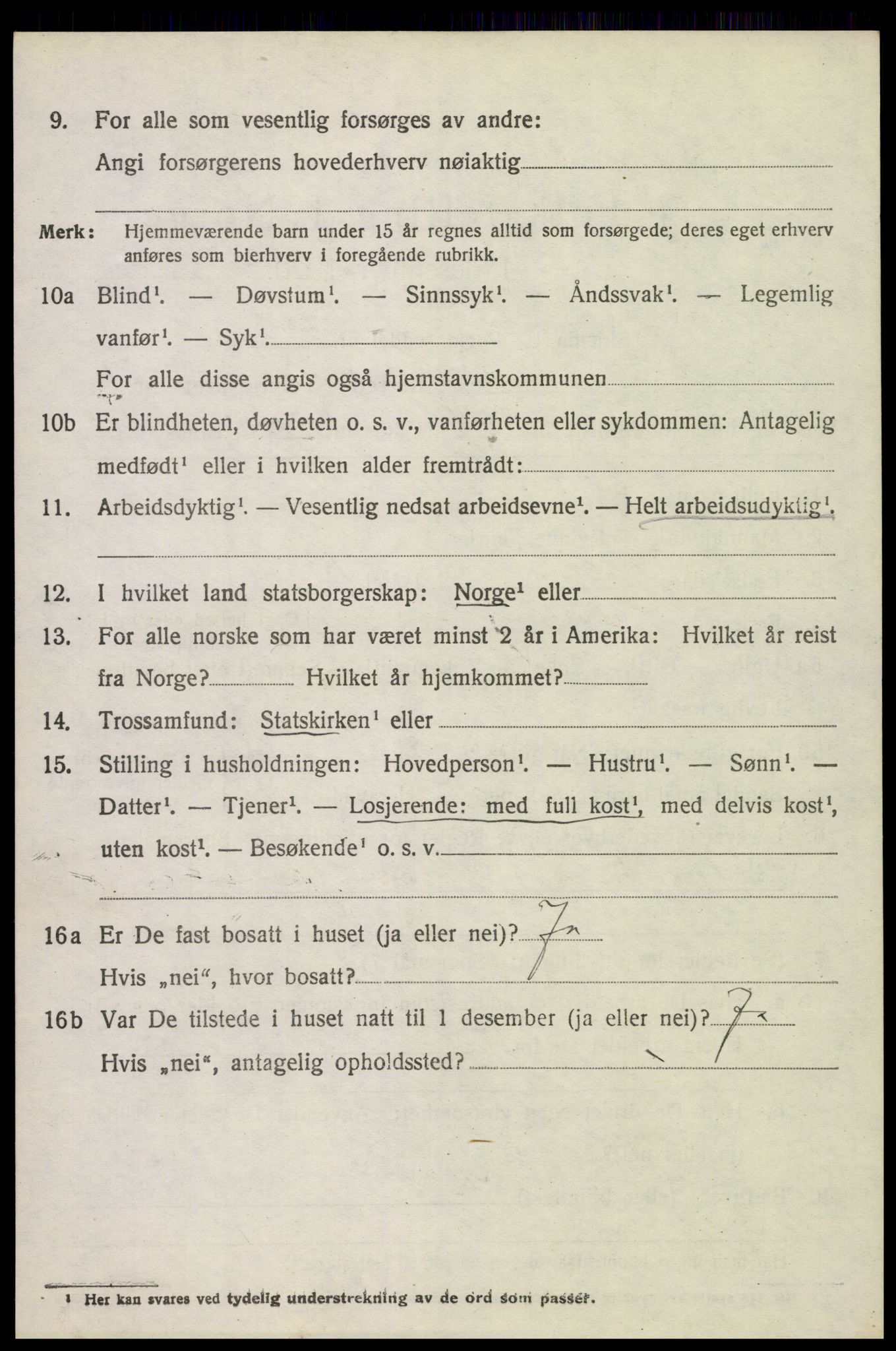 SAH, 1920 census for Løten, 1920, p. 4950