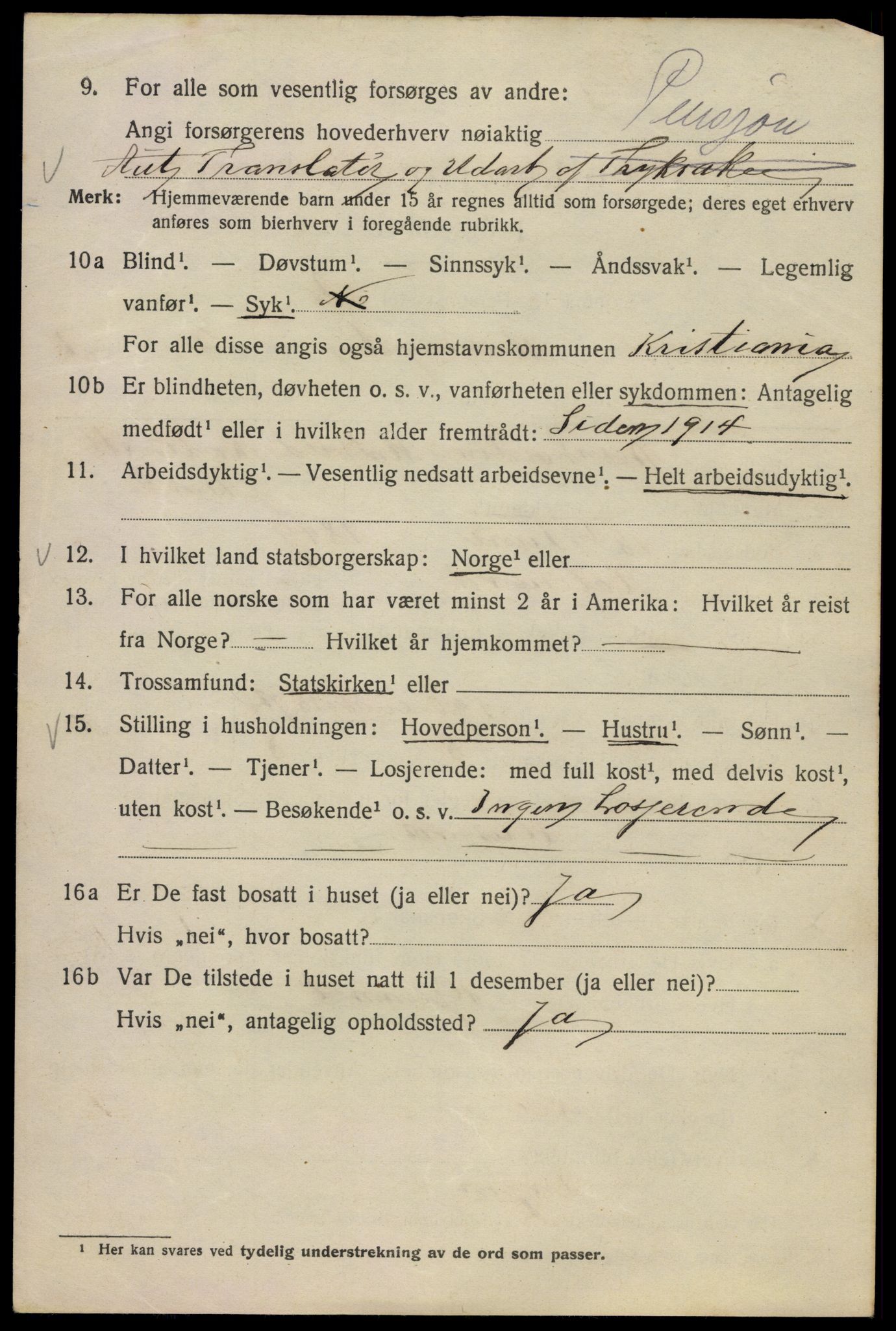 SAO, 1920 census for Kristiania, 1920, p. 384480