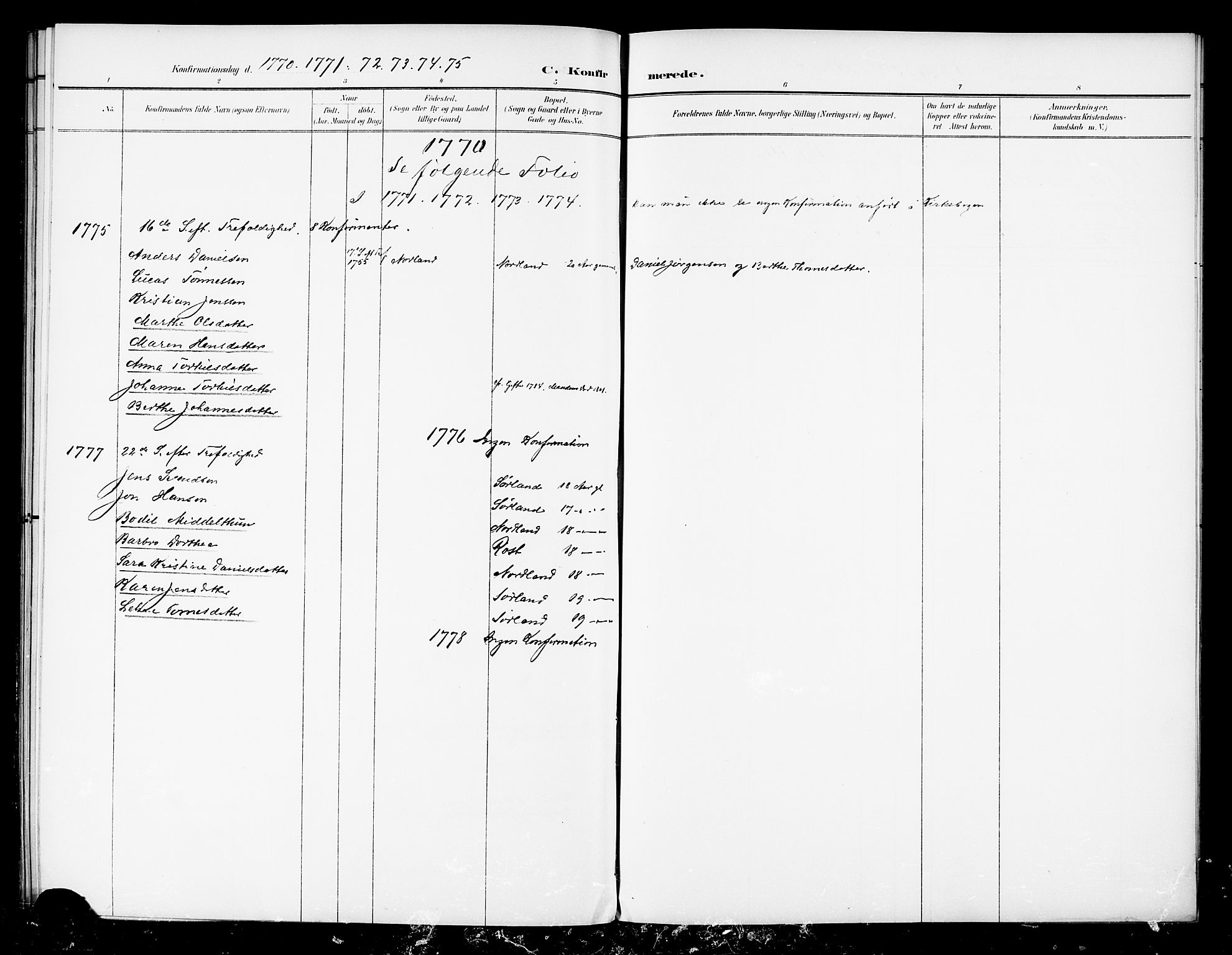 Ministerialprotokoller, klokkerbøker og fødselsregistre - Nordland, AV/SAT-A-1459/807/L0127: Parish register transcript no. 807D01, 1752-1788