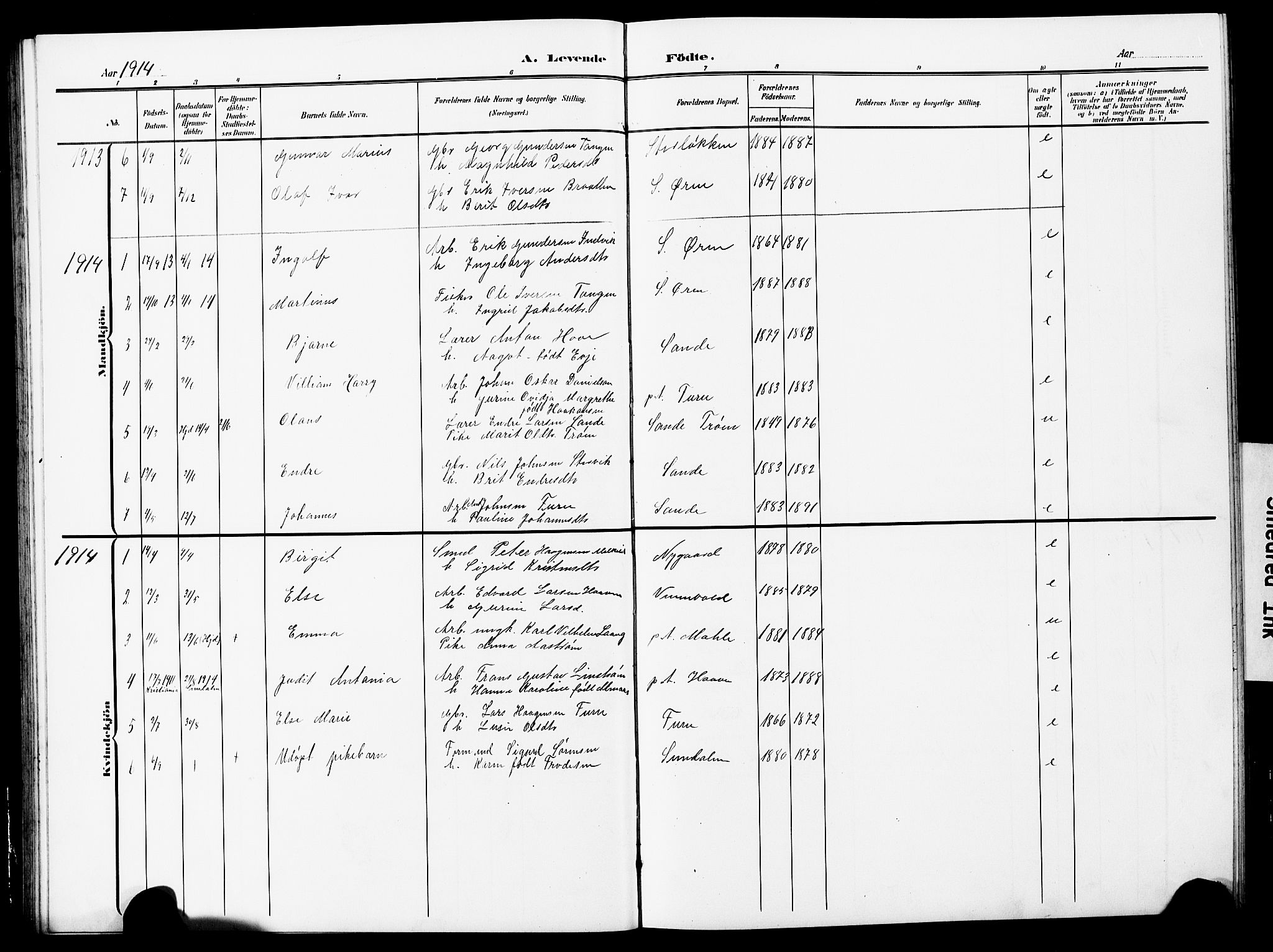 Ministerialprotokoller, klokkerbøker og fødselsregistre - Møre og Romsdal, AV/SAT-A-1454/590/L1017: Parish register (copy) no. 590C02, 1869-1931