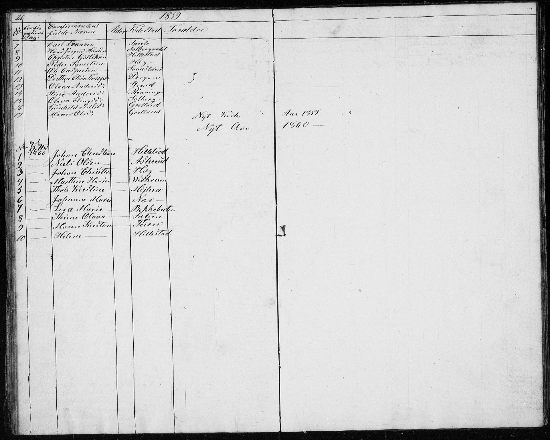 Botne kirkebøker, AV/SAKO-A-340/G/Gb/L0001: Parish register (copy) no. II 1, 1848-1860, p. 26