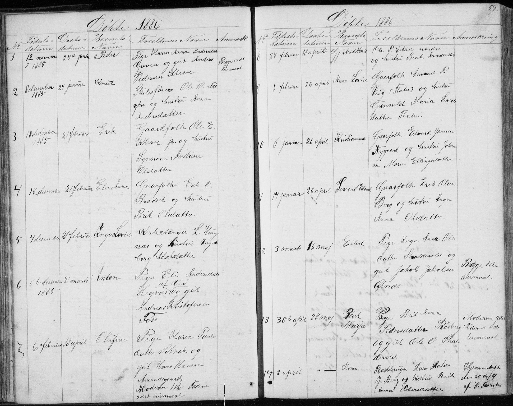 Ministerialprotokoller, klokkerbøker og fødselsregistre - Møre og Romsdal, SAT/A-1454/557/L0684: Parish register (copy) no. 557C02, 1863-1944, p. 59