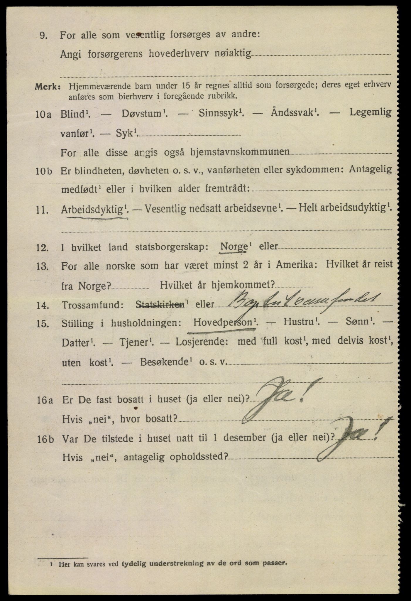 SAKO, 1920 census for Kragerø, 1920, p. 4896