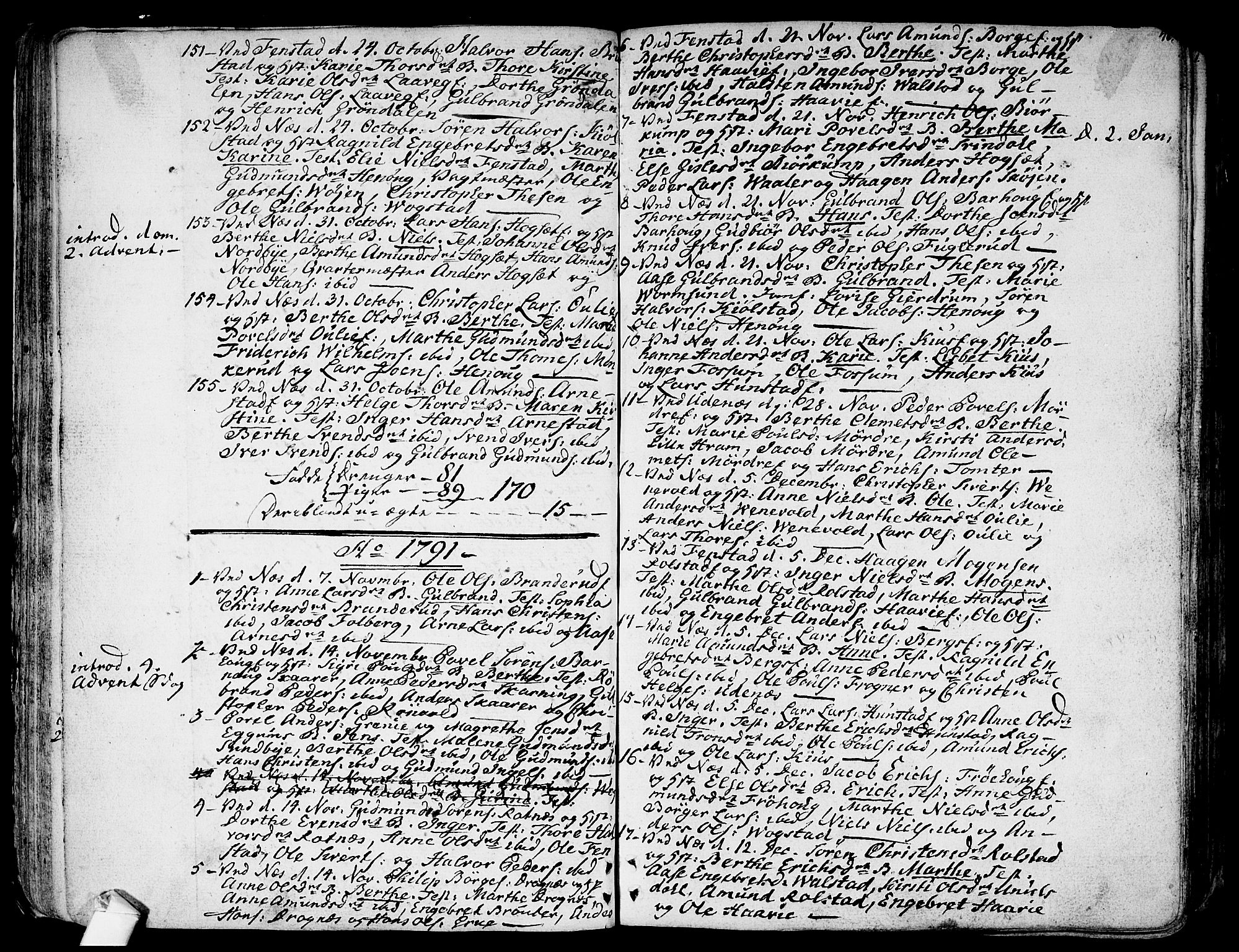 Nes prestekontor Kirkebøker, SAO/A-10410/F/Fa/L0004: Parish register (official) no. I 4, 1781-1816, p. 46
