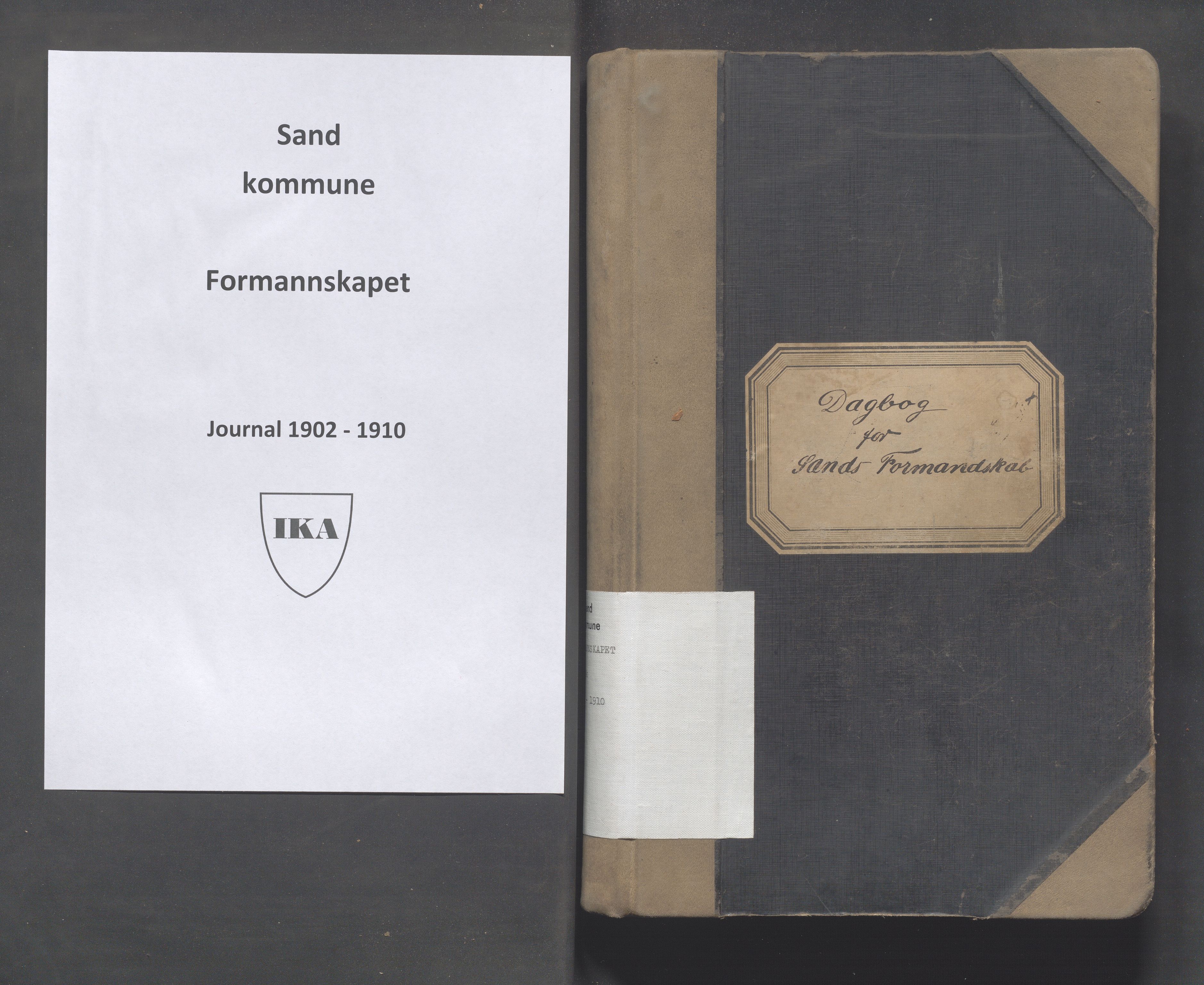 Sand kommune - Formannskapet, IKAR/K-102092/C/Ca/L0002: Brevjournal, 1902-1910