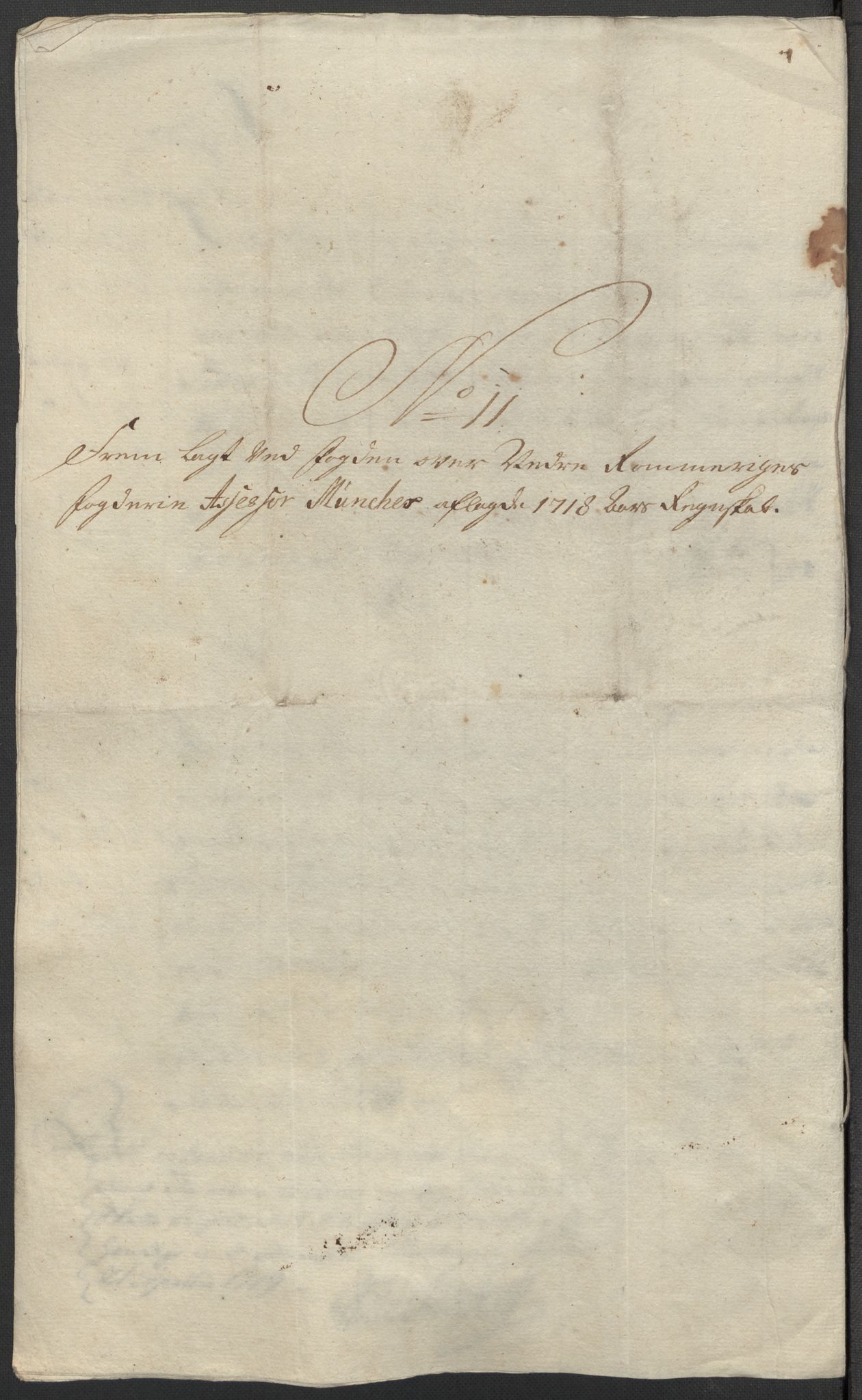 Rentekammeret inntil 1814, Reviderte regnskaper, Fogderegnskap, AV/RA-EA-4092/R11/L0600: Fogderegnskap Nedre Romerike, 1718, p. 253