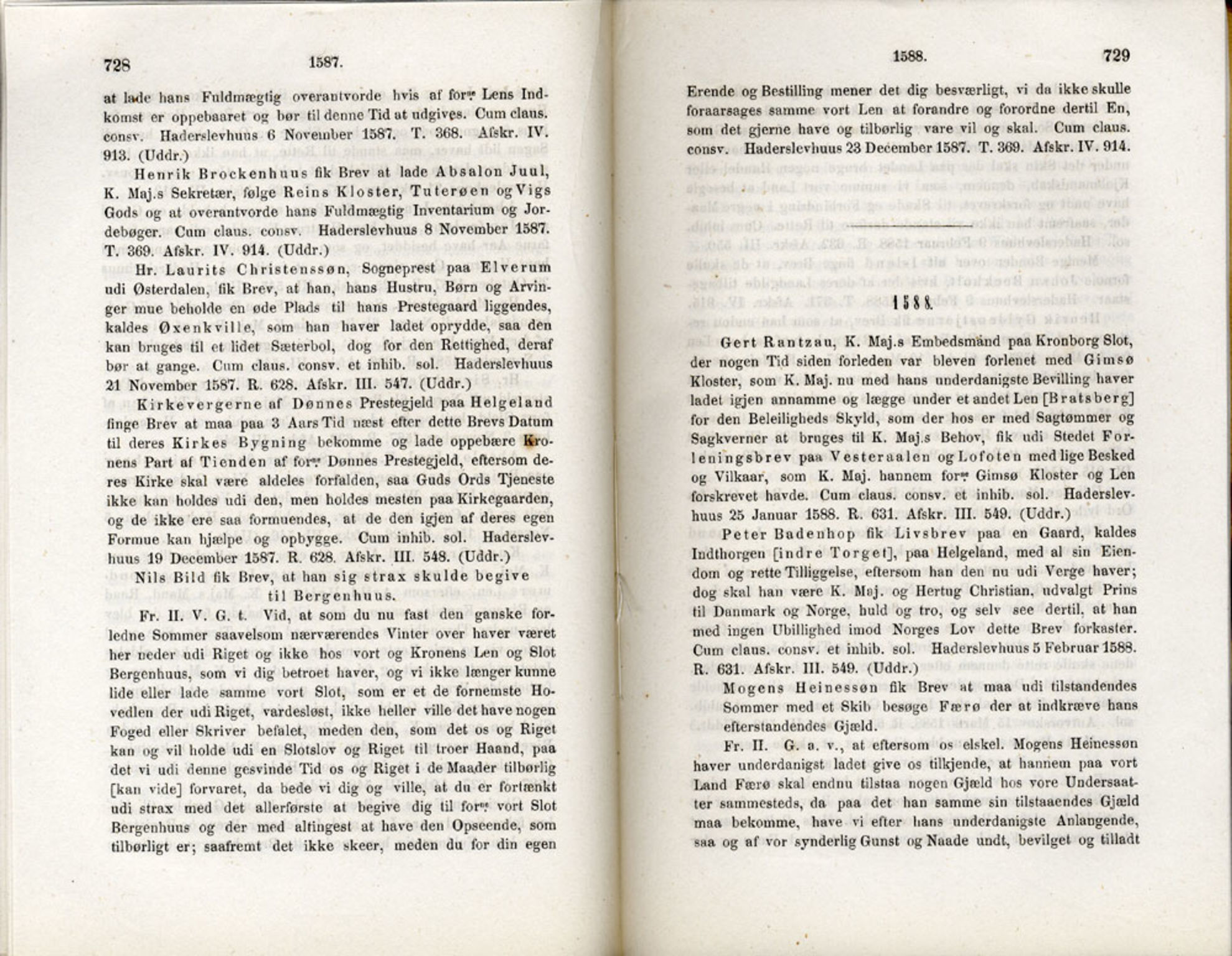 Publikasjoner utgitt av Det Norske Historiske Kildeskriftfond, PUBL/-/-/-: Norske Rigs-Registranter, bind 2, 1572-1588, p. 728-729