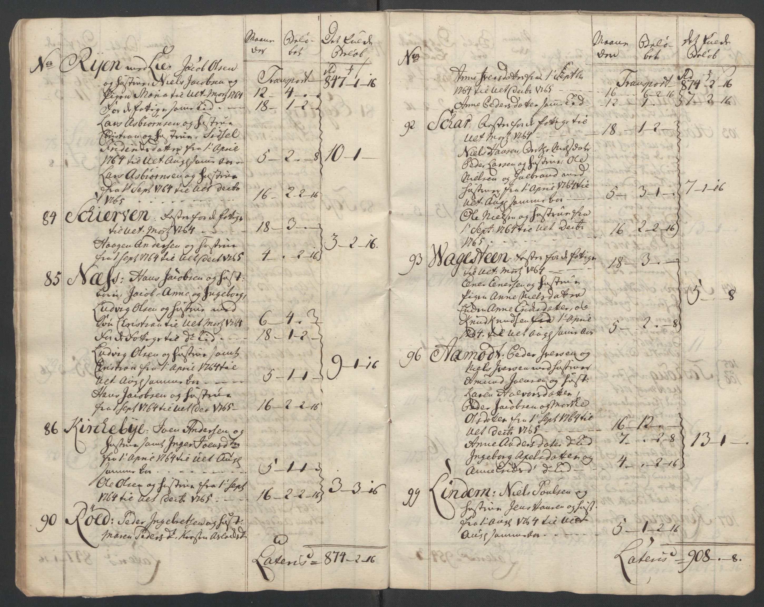 Rentekammeret inntil 1814, Reviderte regnskaper, Fogderegnskap, AV/RA-EA-4092/R10/L0560: Ekstraskatten Aker og Follo, 1763, p. 255